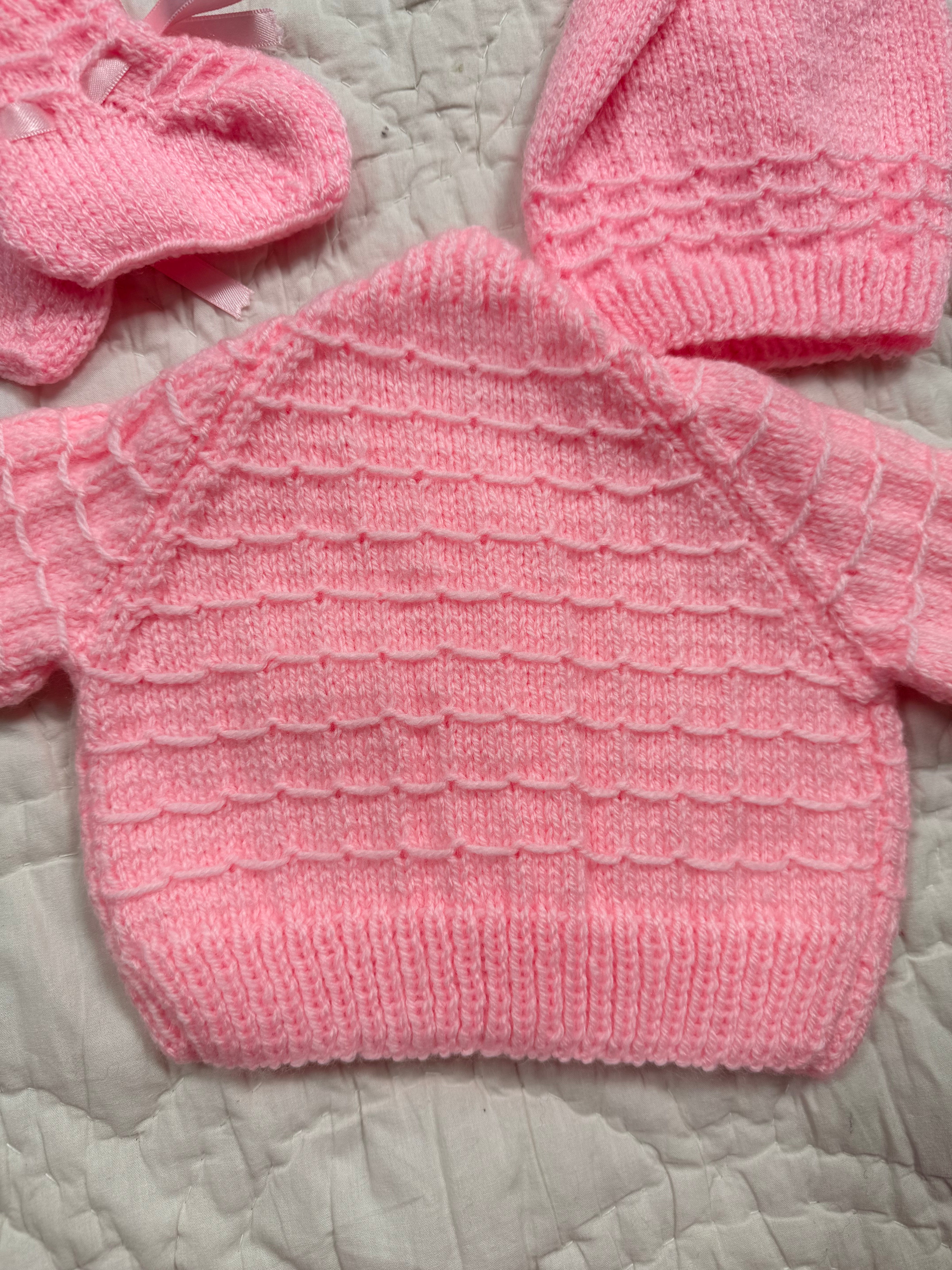 0-3 months | hand knit