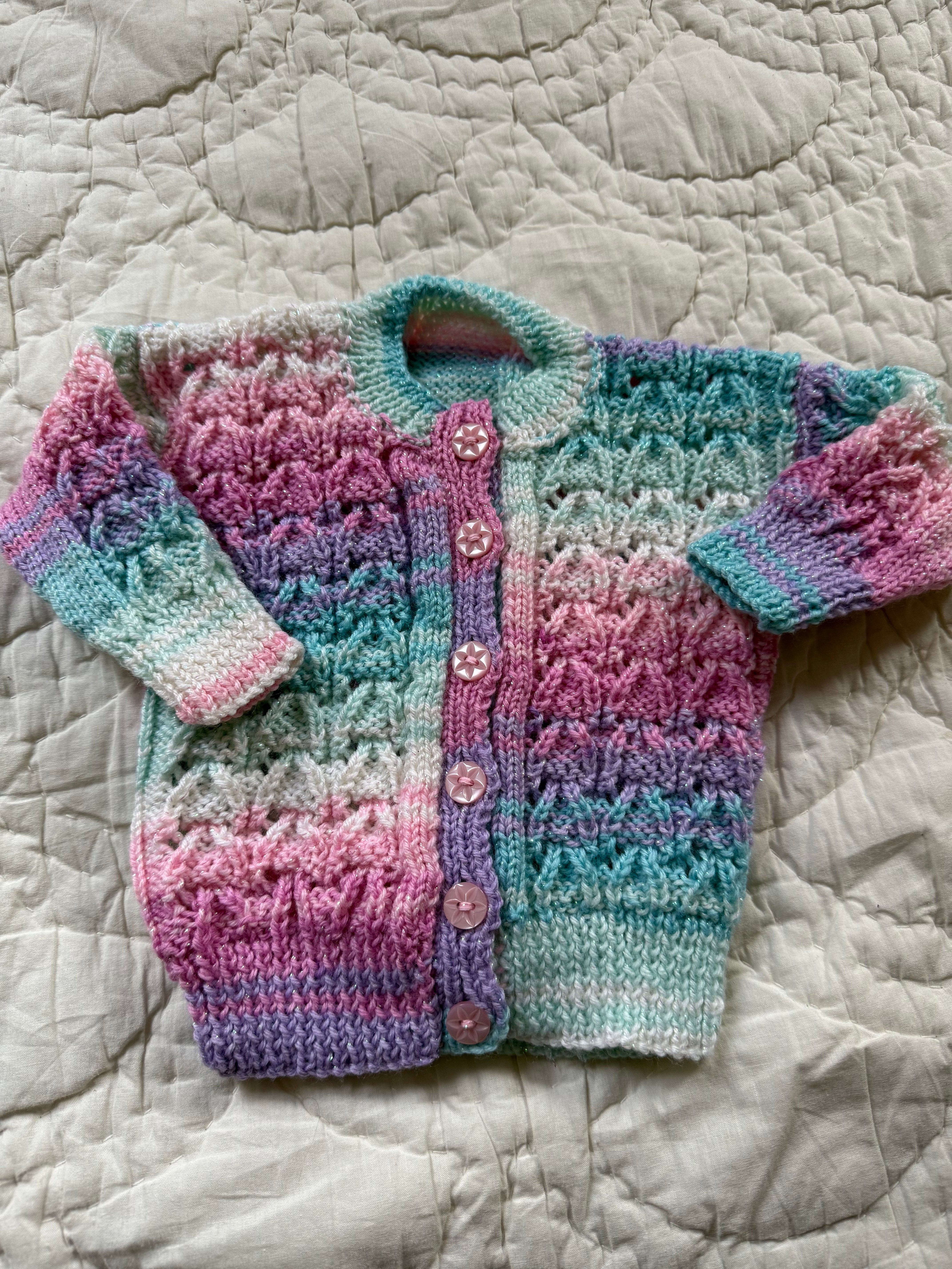 3-6 months | hand knit