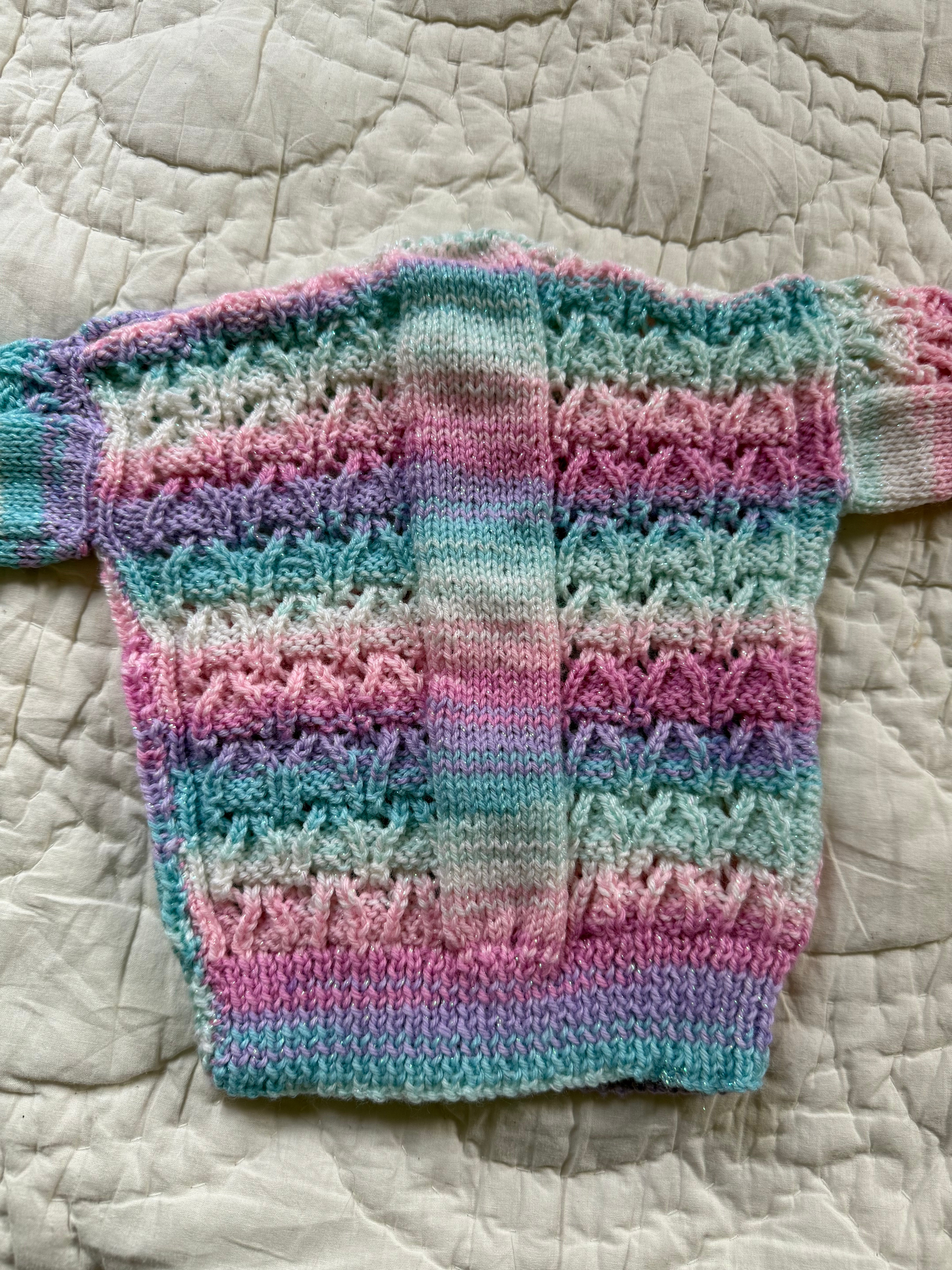3-6 months | hand knit