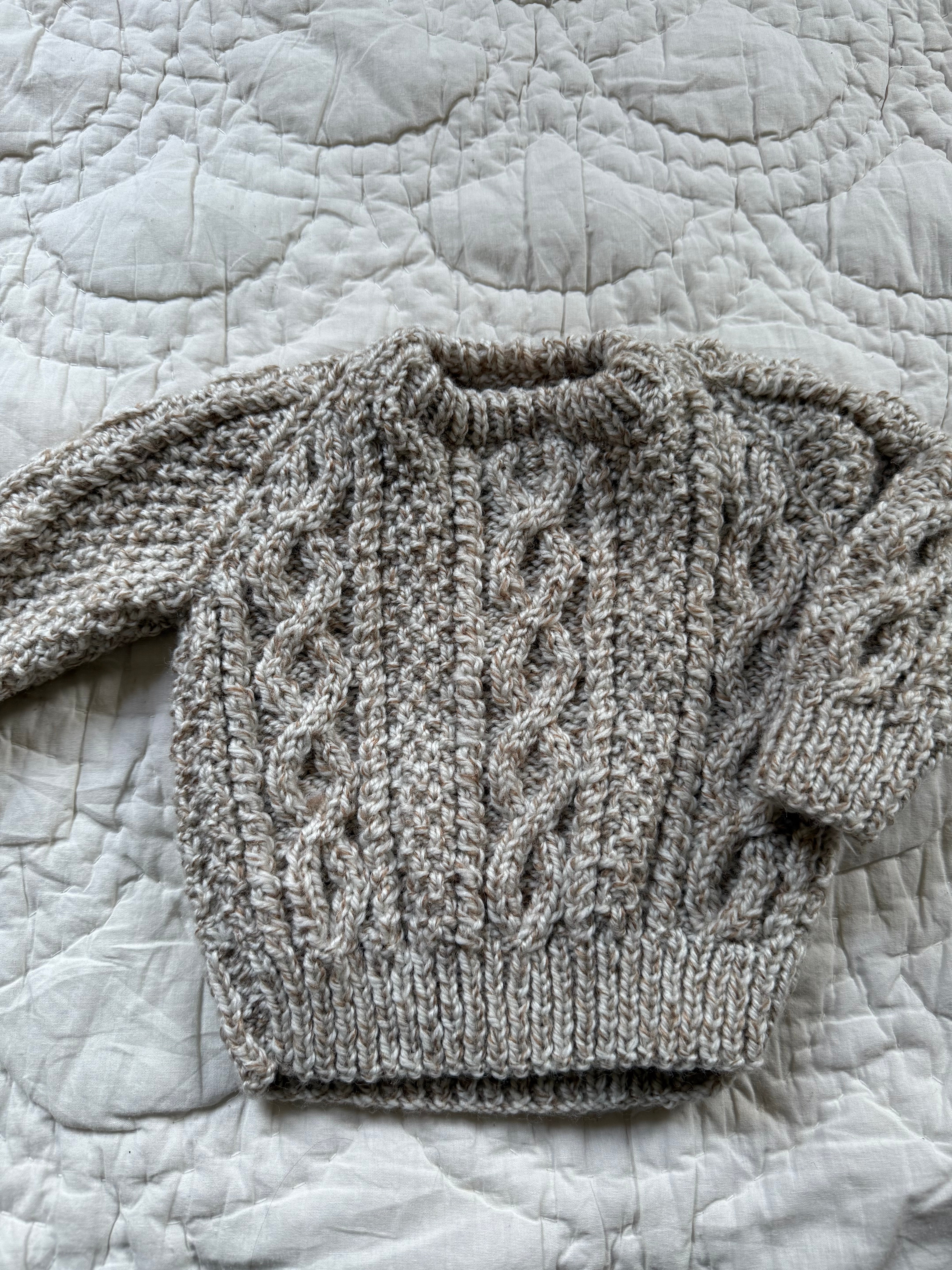 3-6 months | hand knit