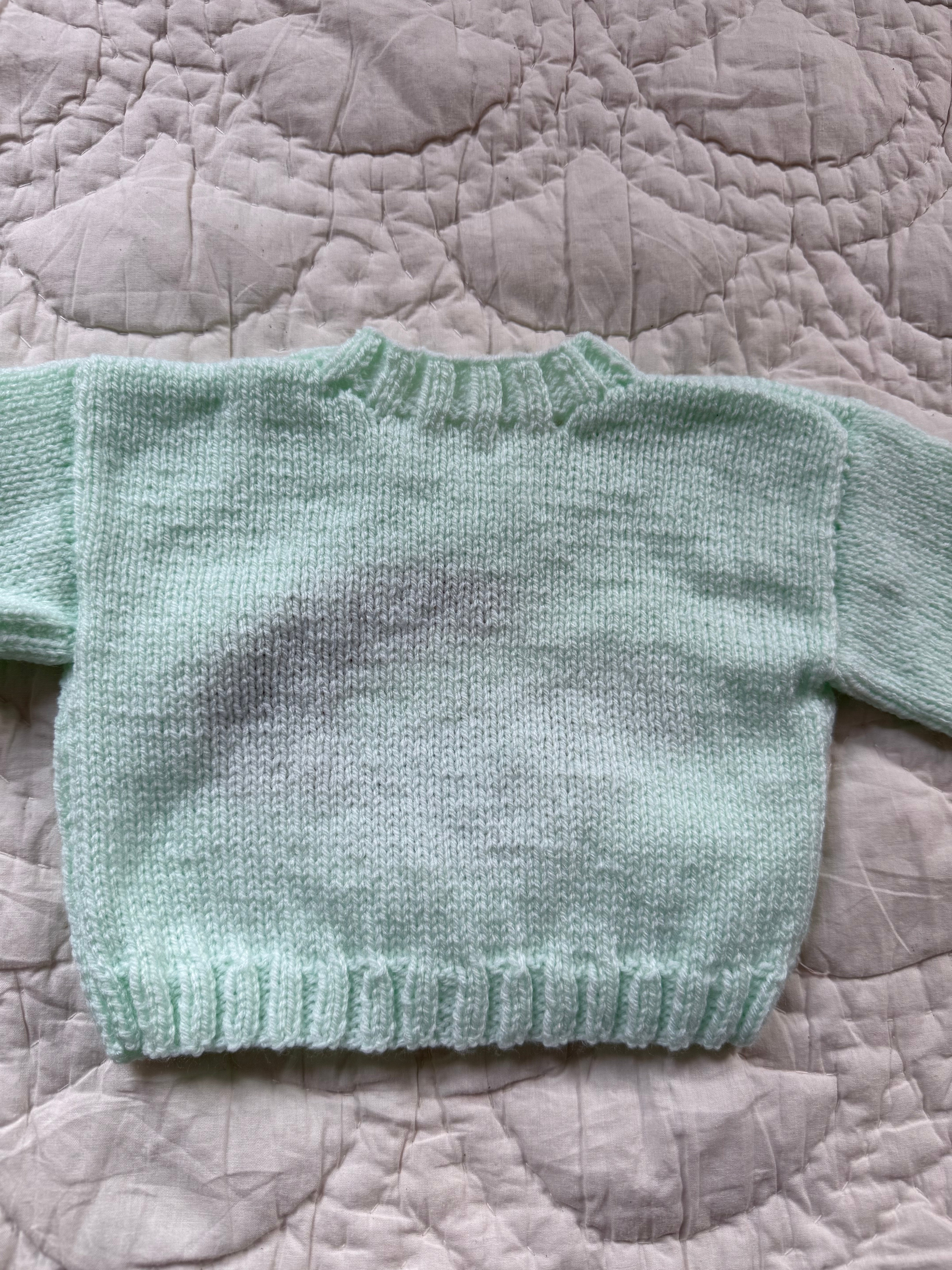 3-6 months | hand knit Christmas