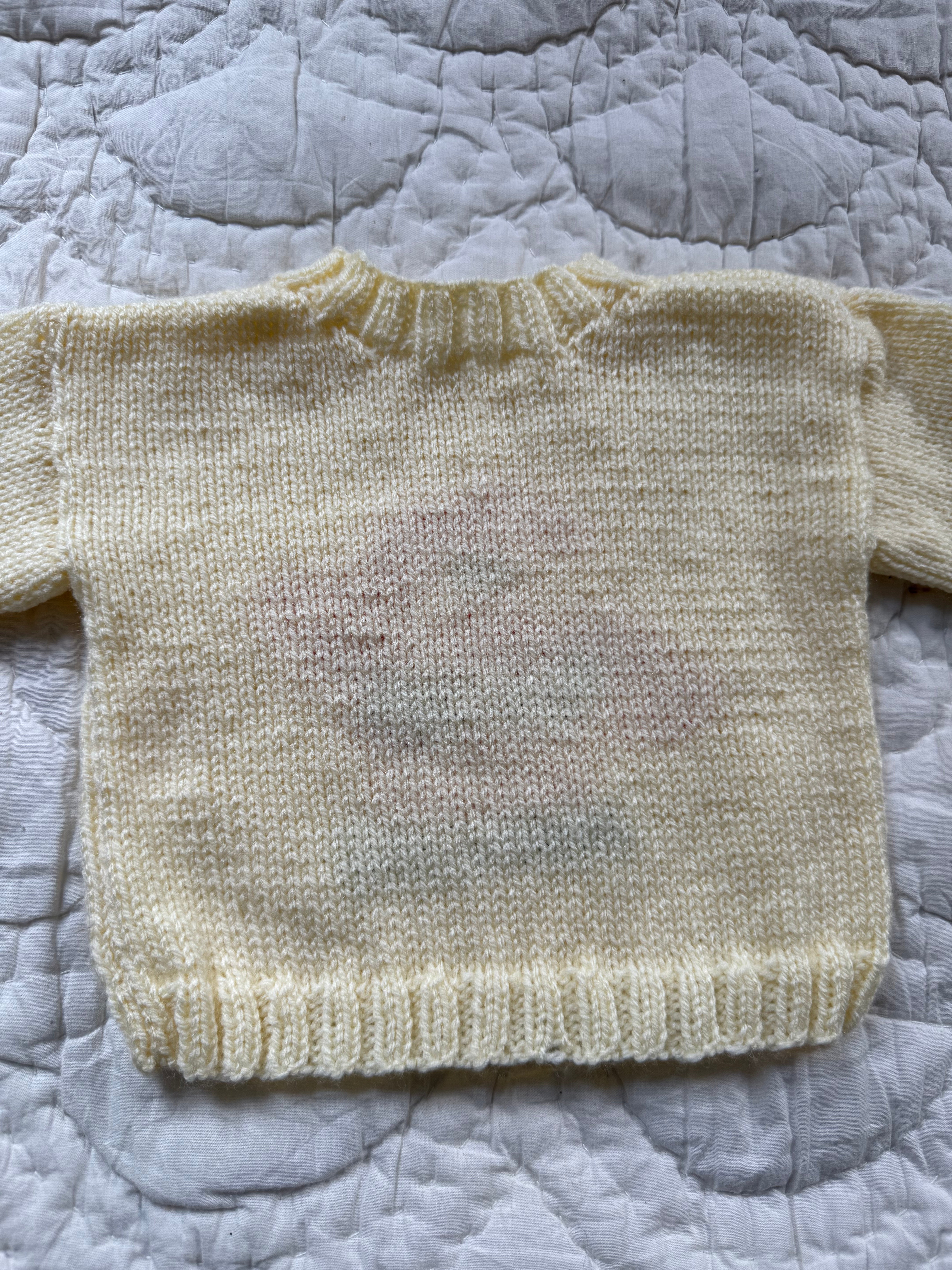 3-6 months | hand knit Christmas