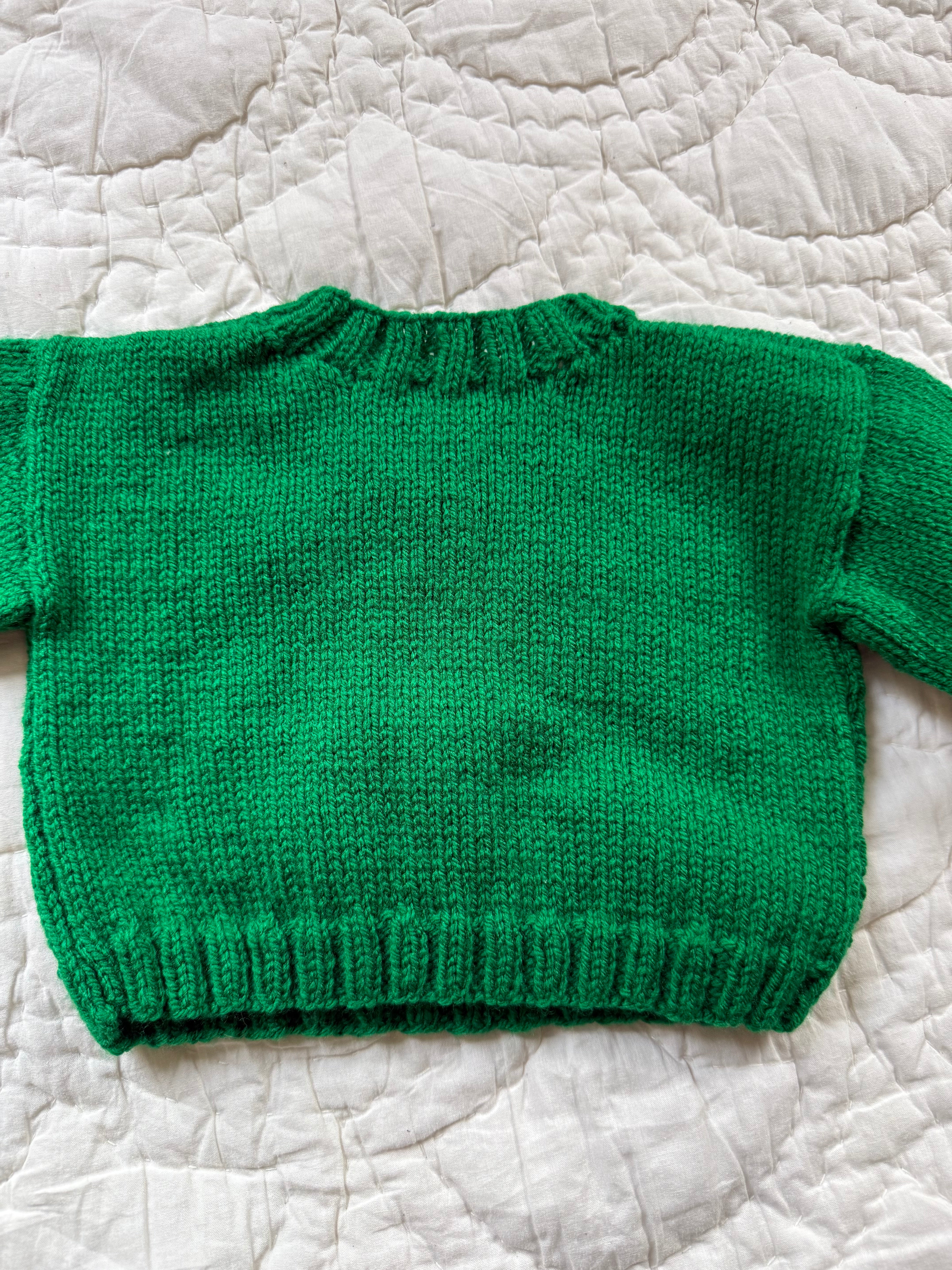 3-6 months | hand knit Christmas