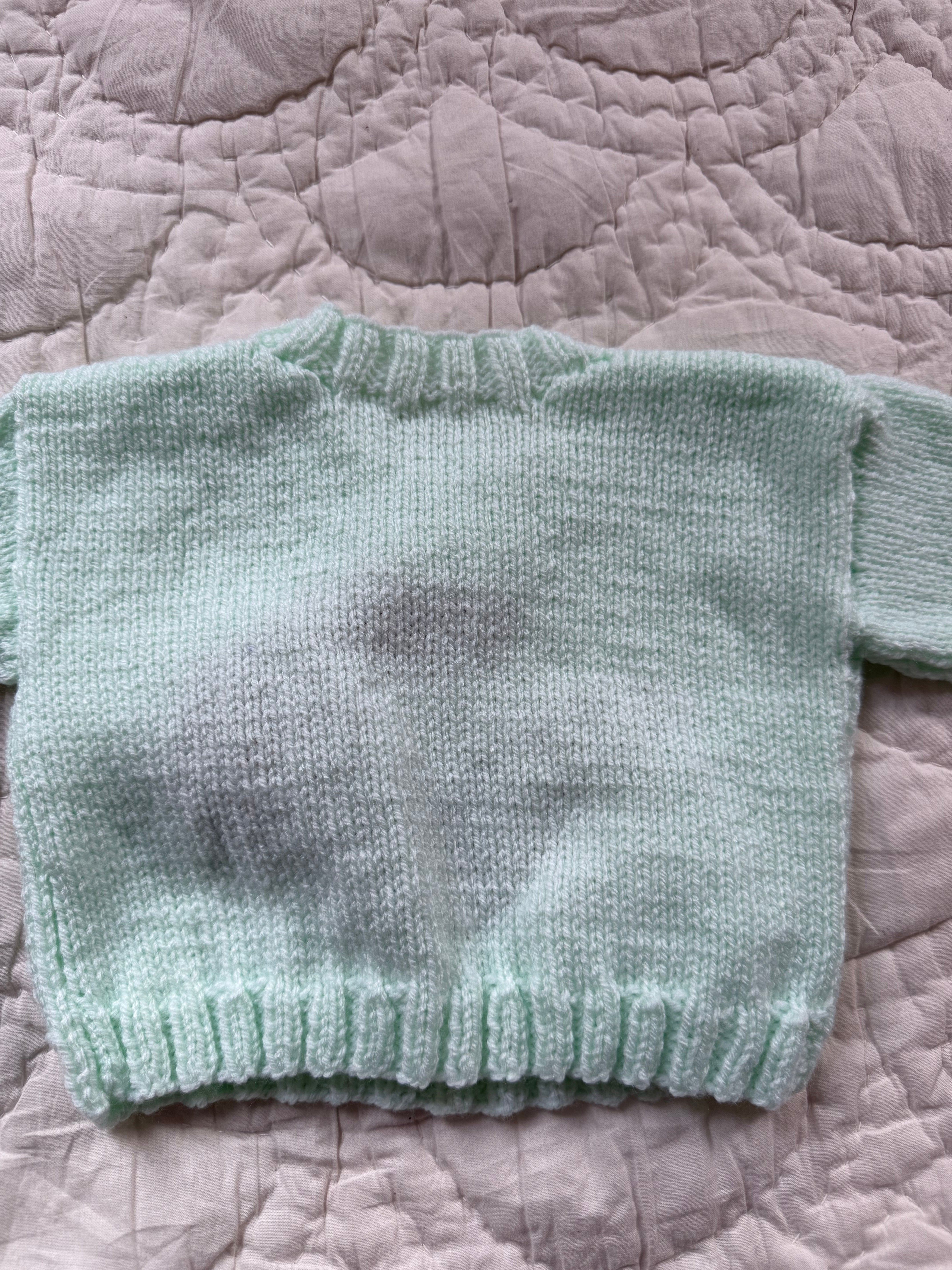 3-6 months | hand knit Christmas