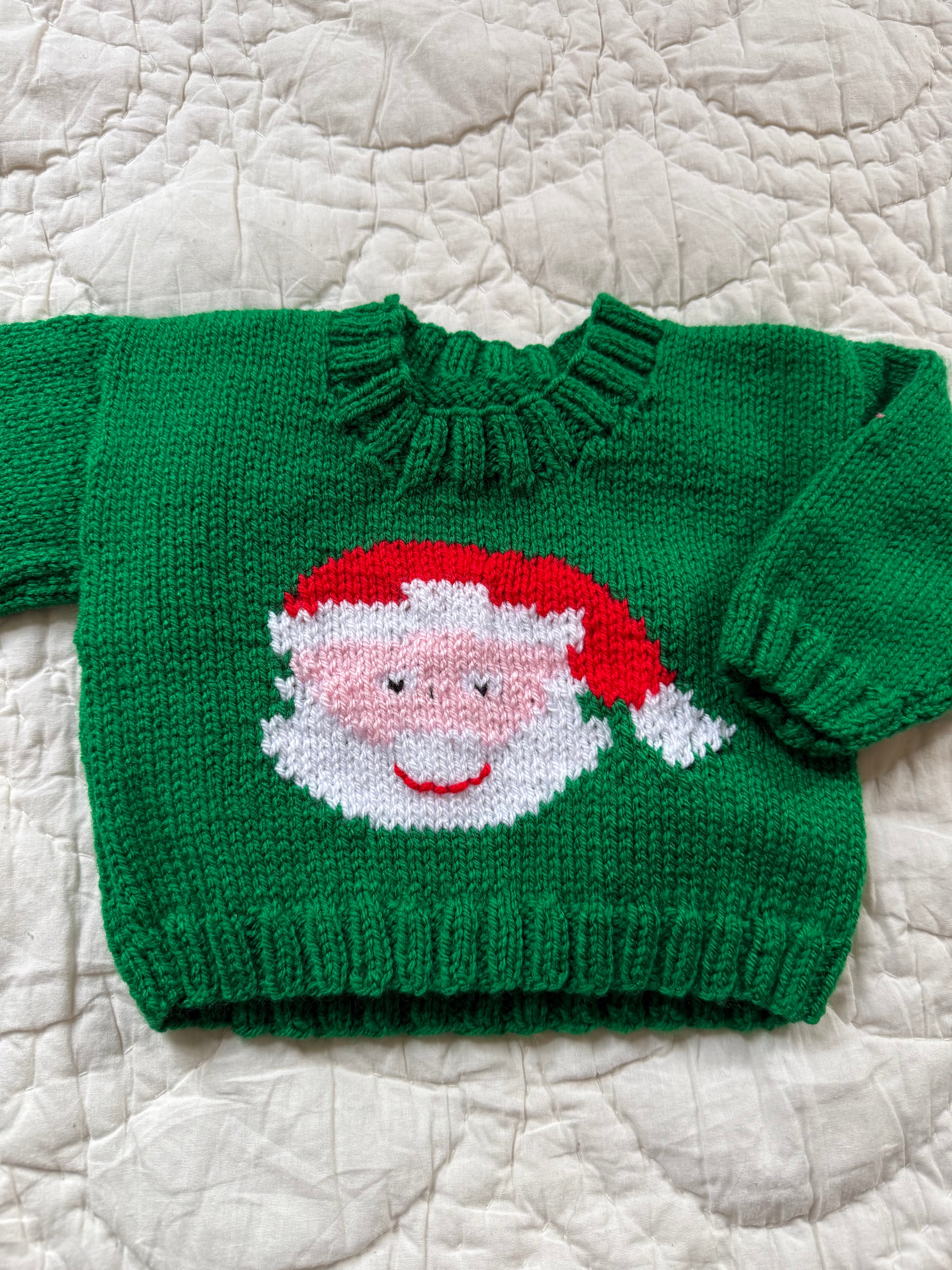 3-6 months | hand knit Christmas