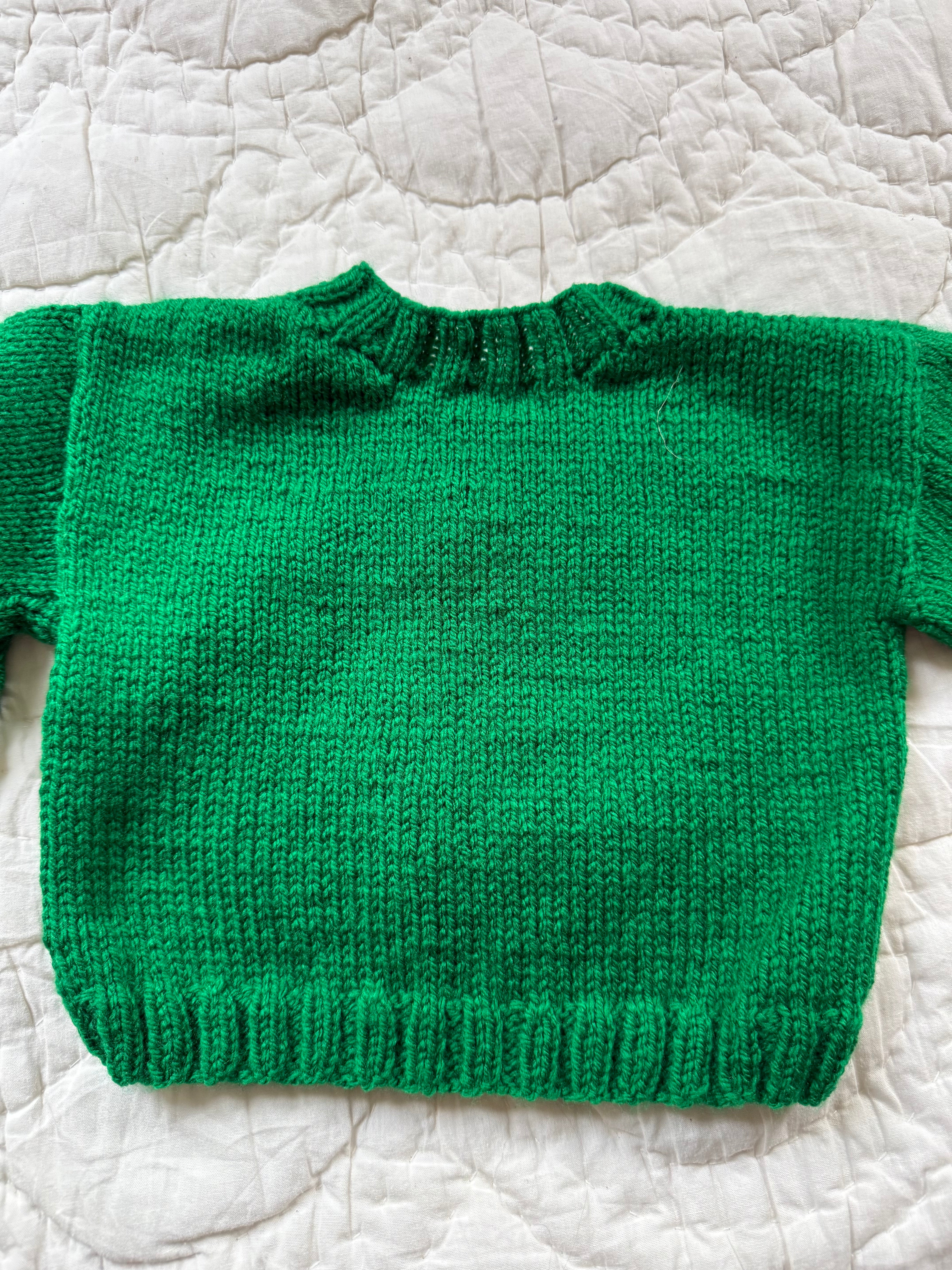 3-6 months | hand knit Christmas