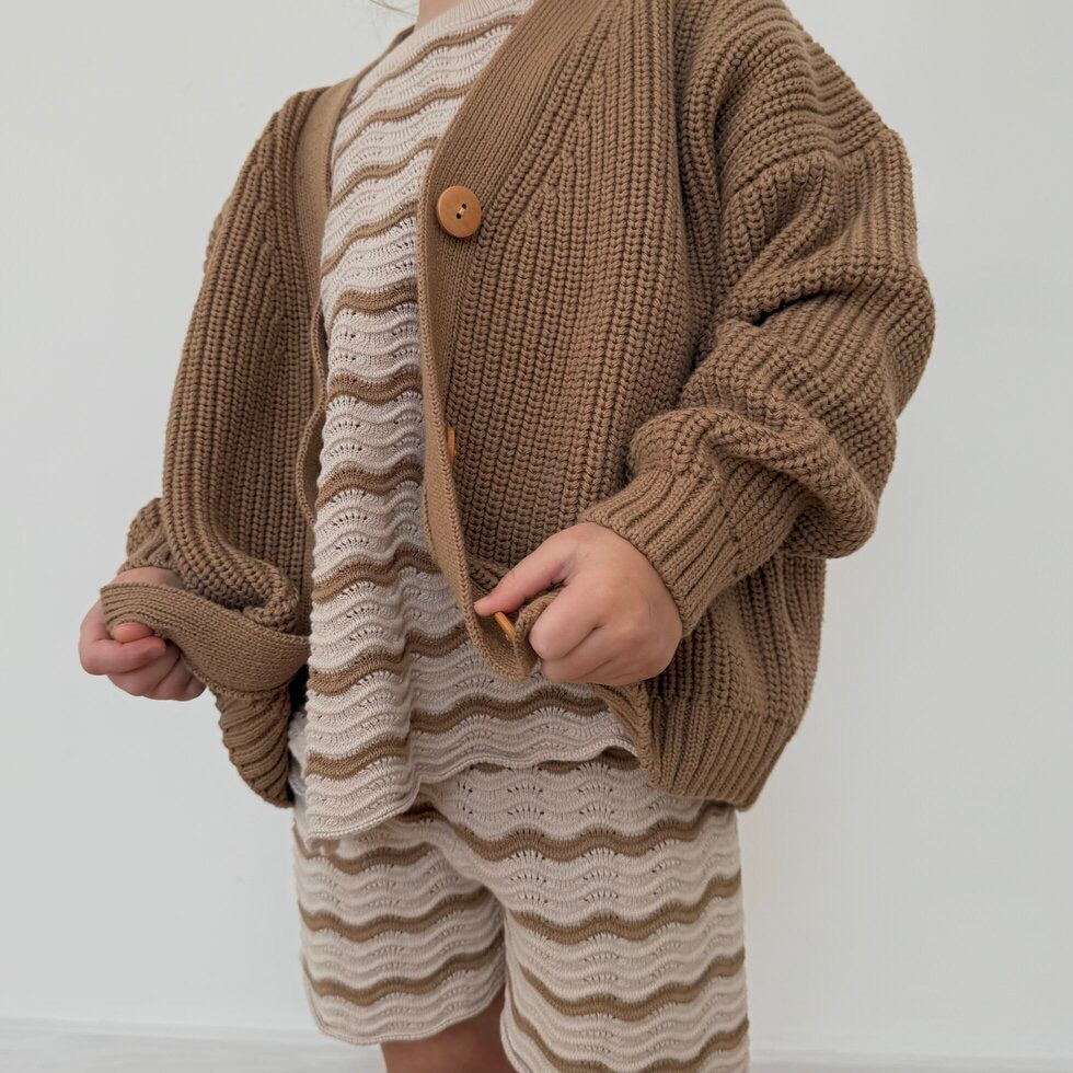 Hunter + Rose x TLWS | latte cardigan