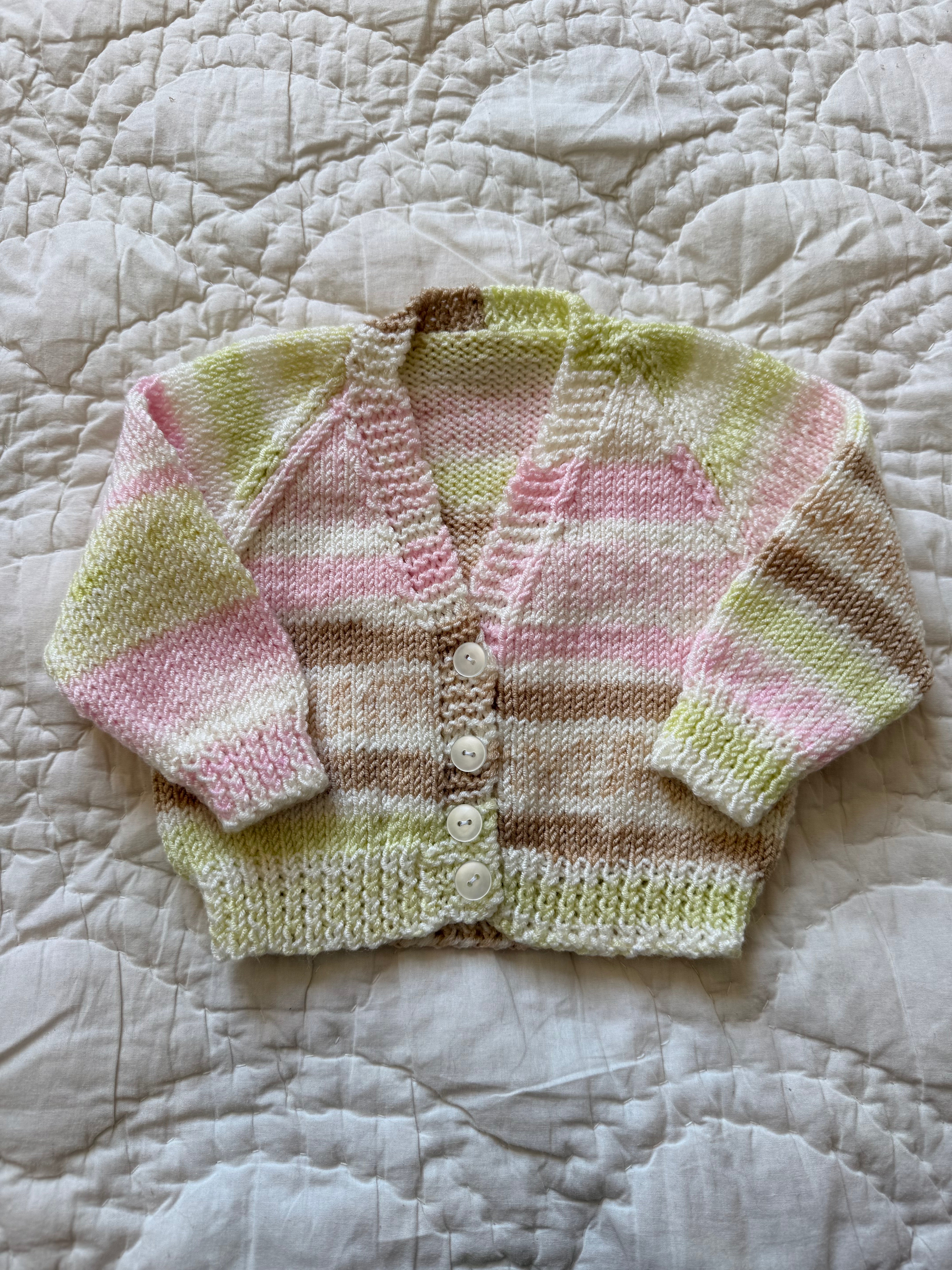 3-6 months | hand knit