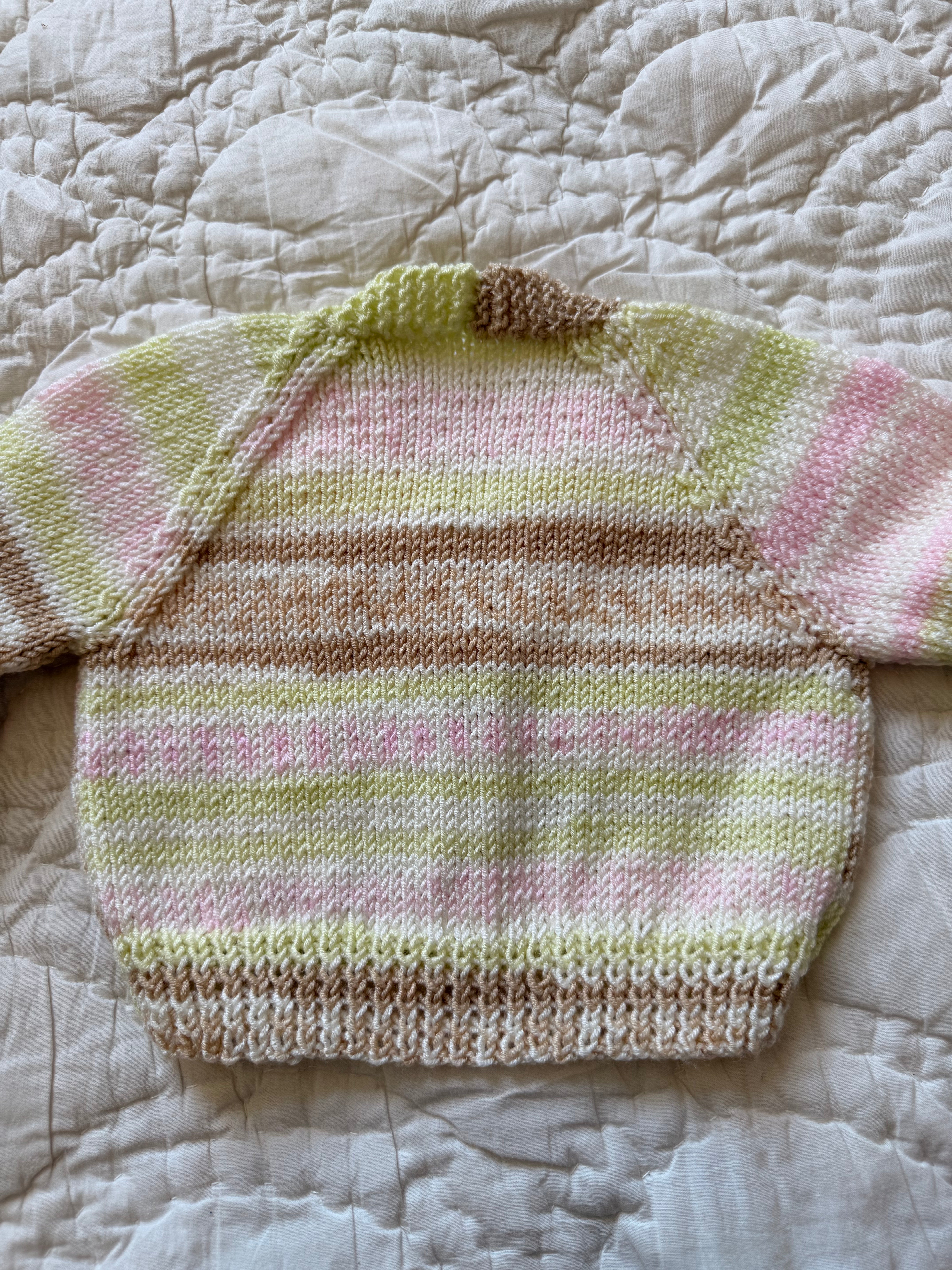 3-6 months | hand knit