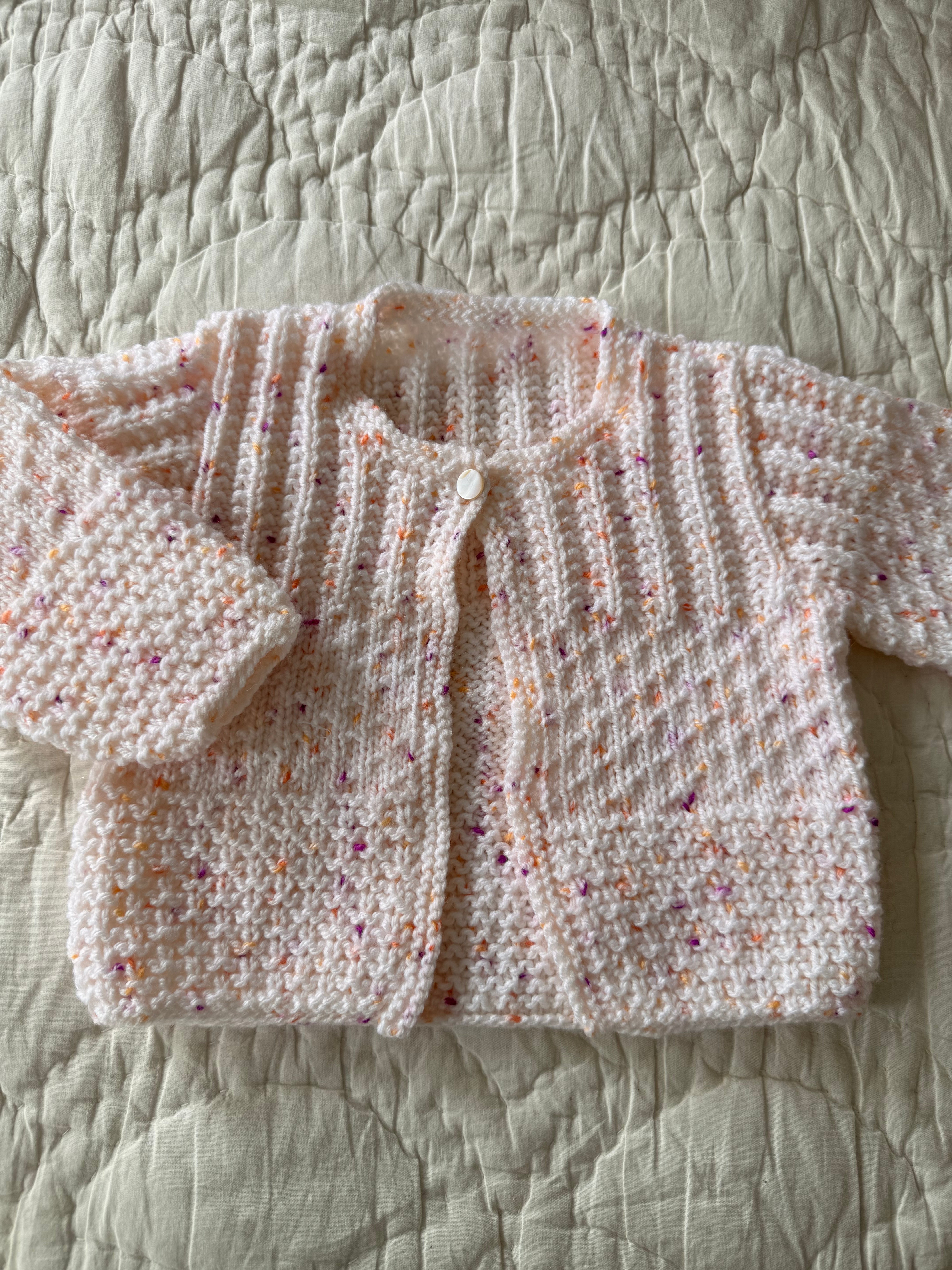 3-6 months | hand knit
