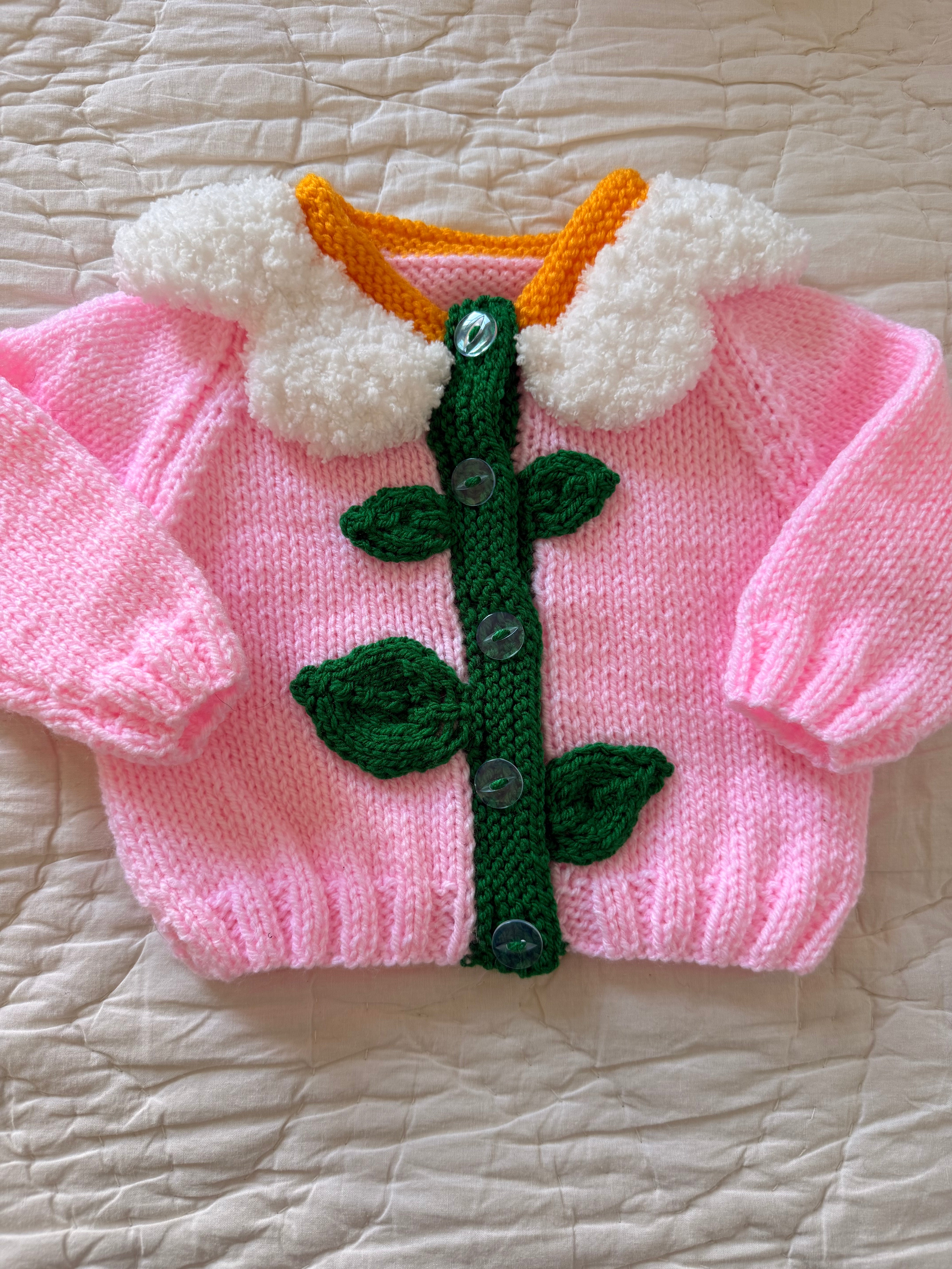 3-6 months | hand knit