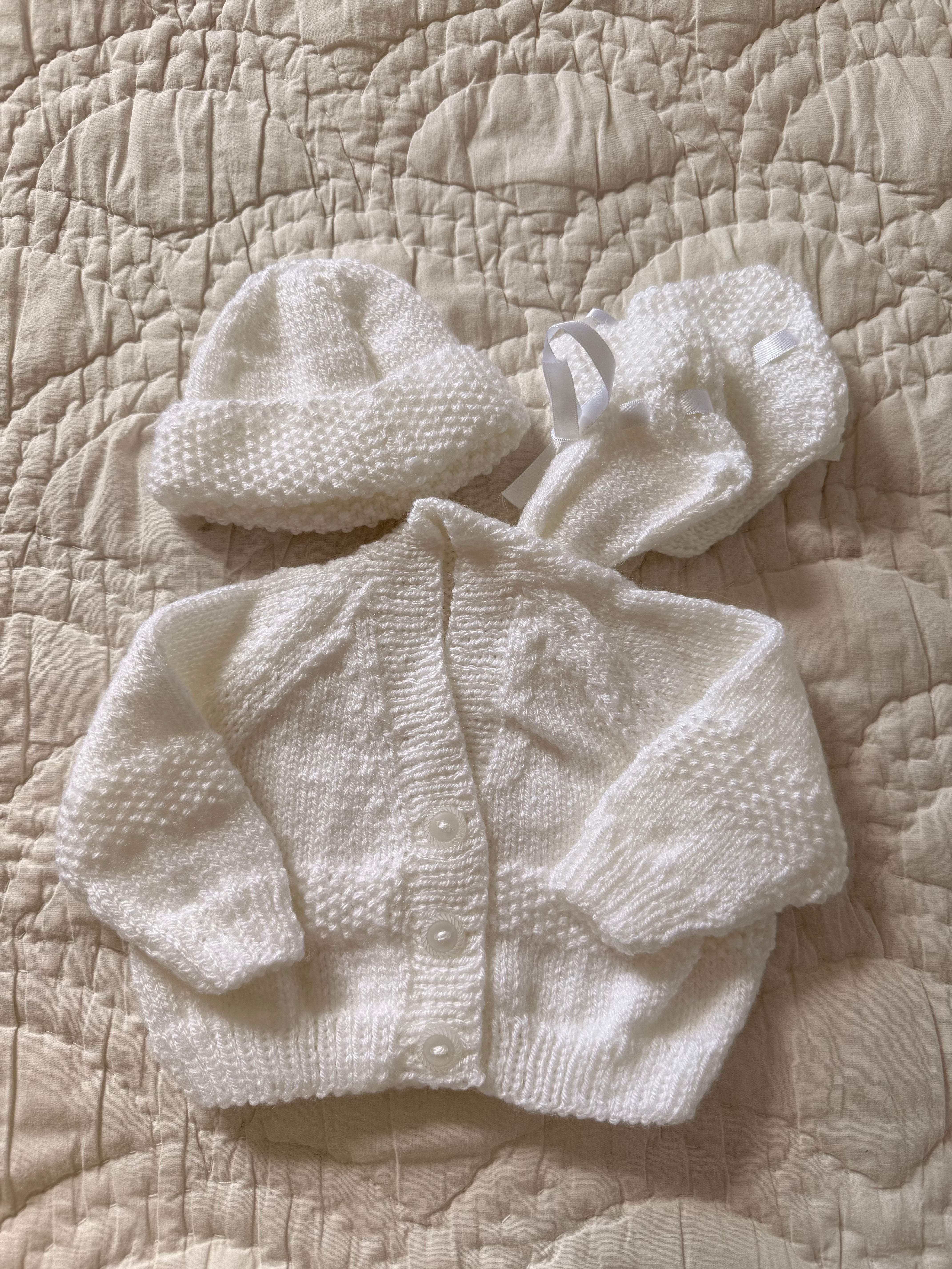 0-3 months | hand knit