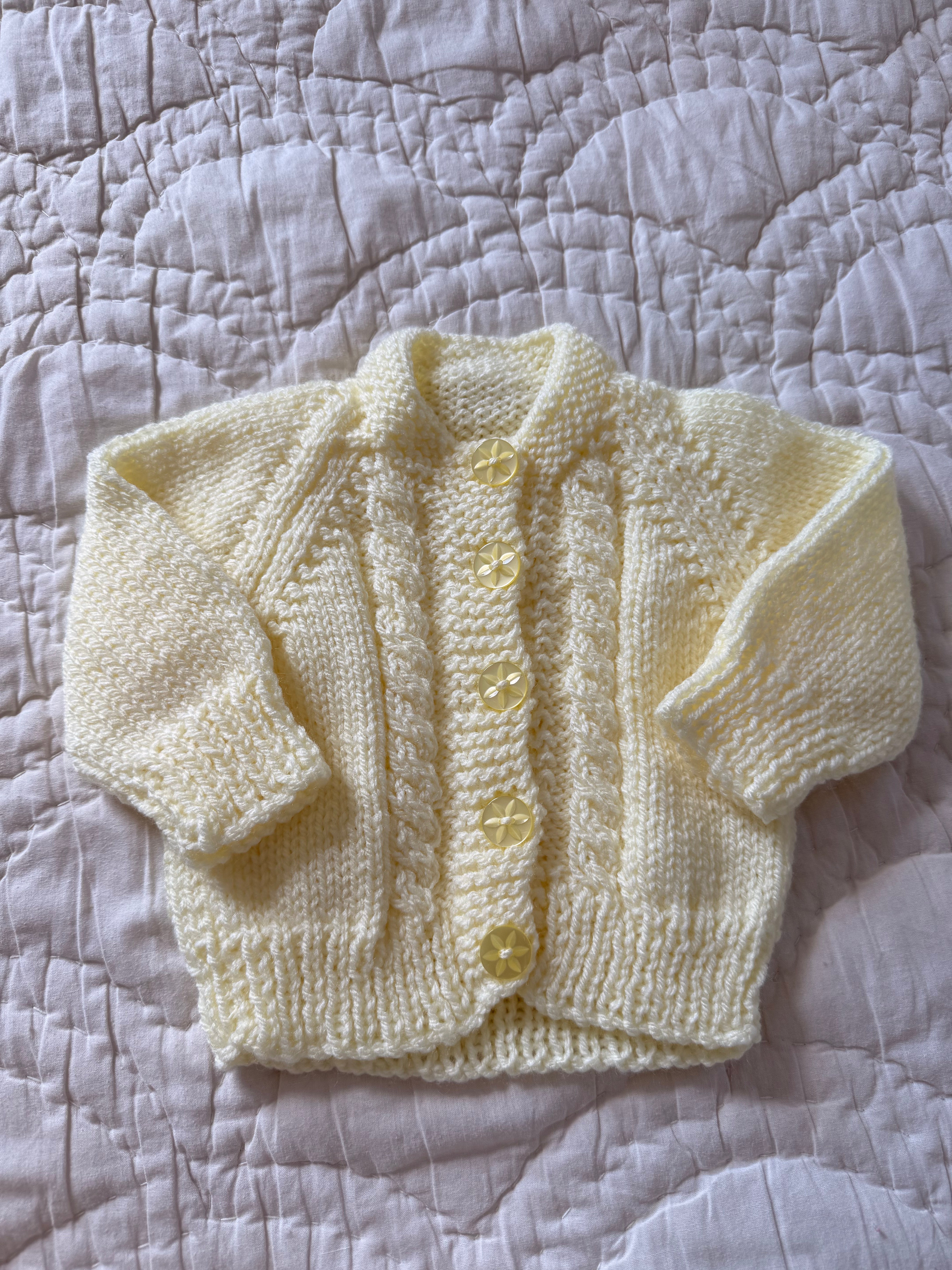 0-3 months | hand knit