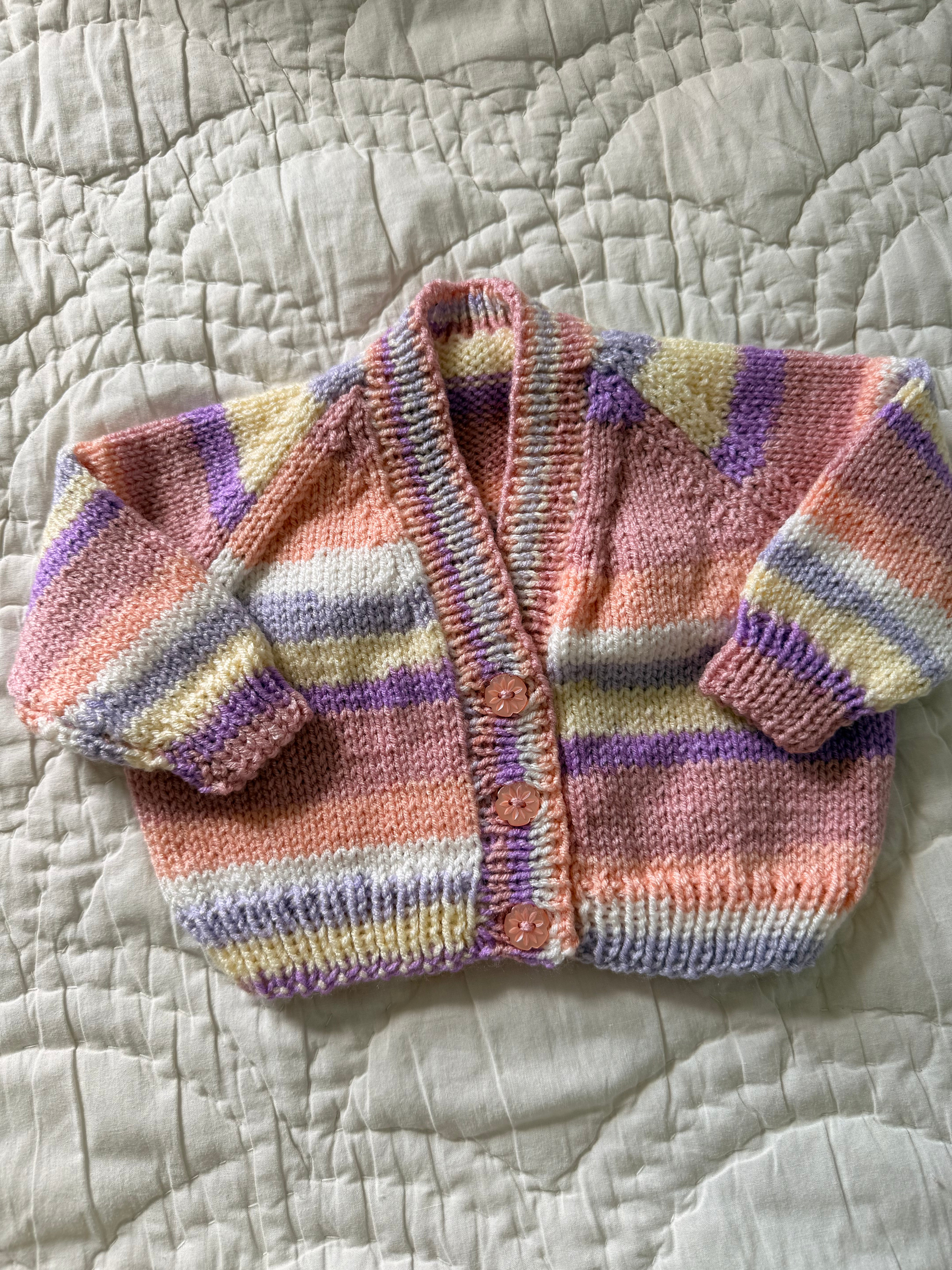 3-6 months | hand knit
