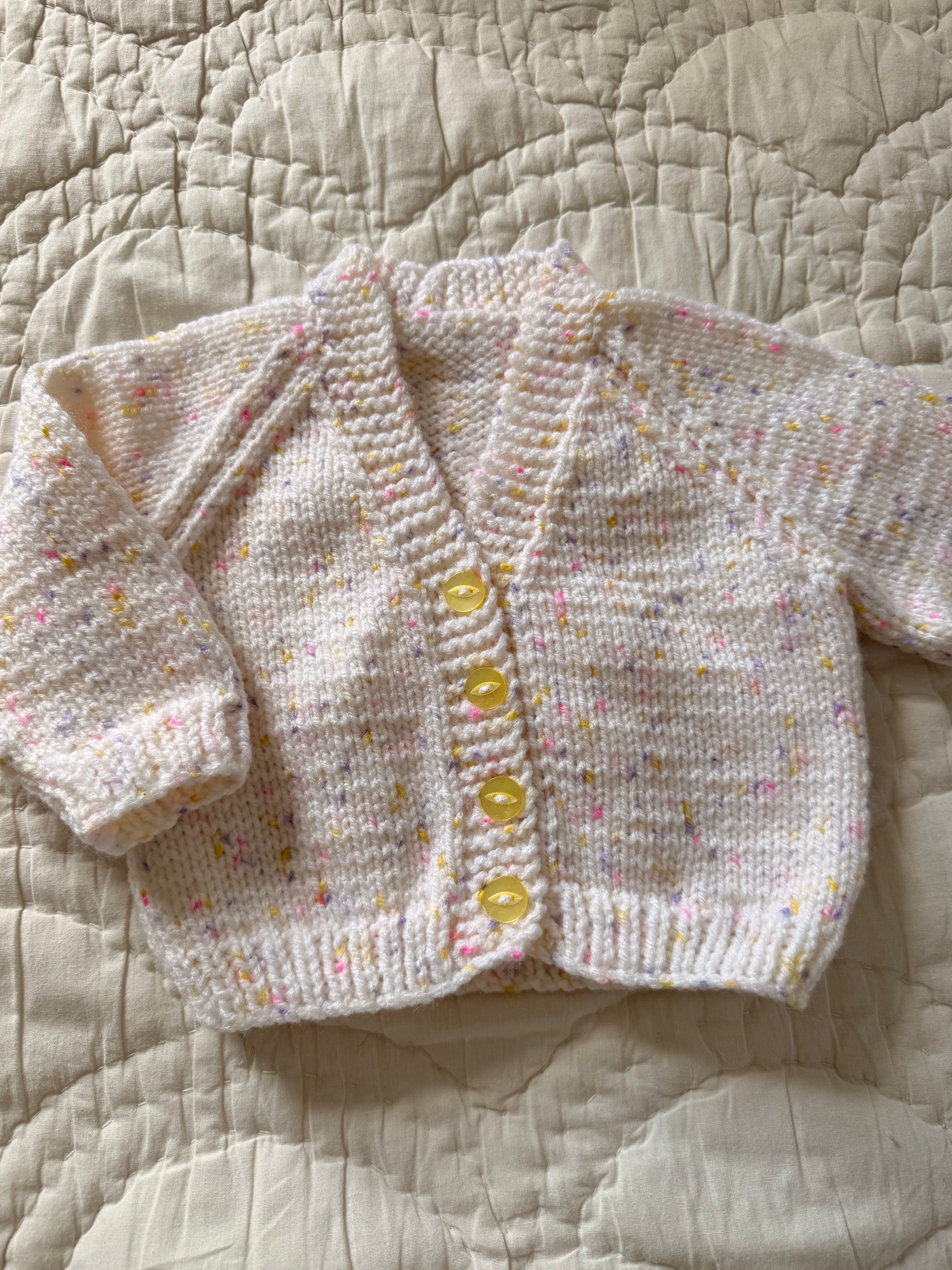 3-6 months | hand knit