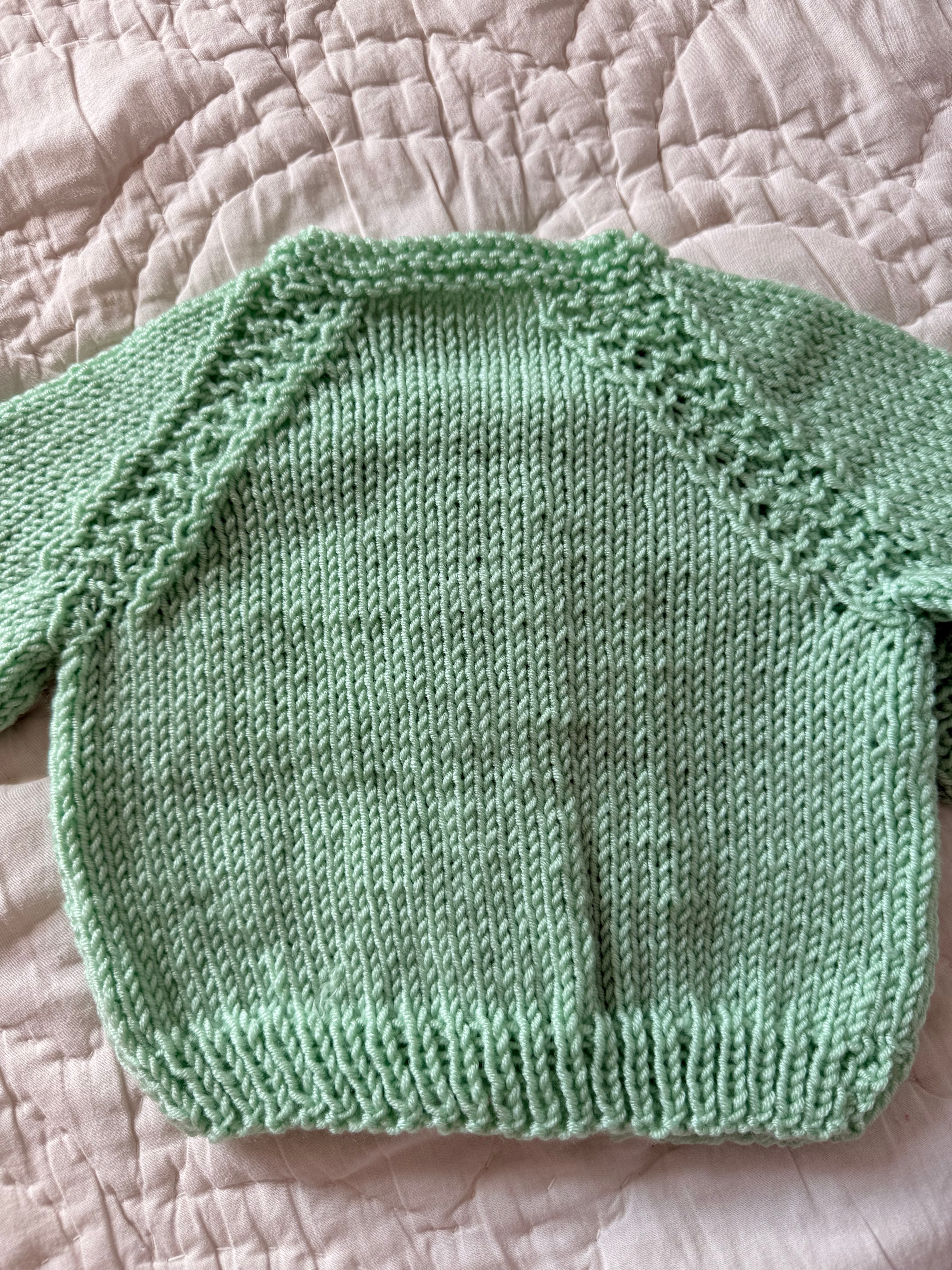 3-6 months | hand knit