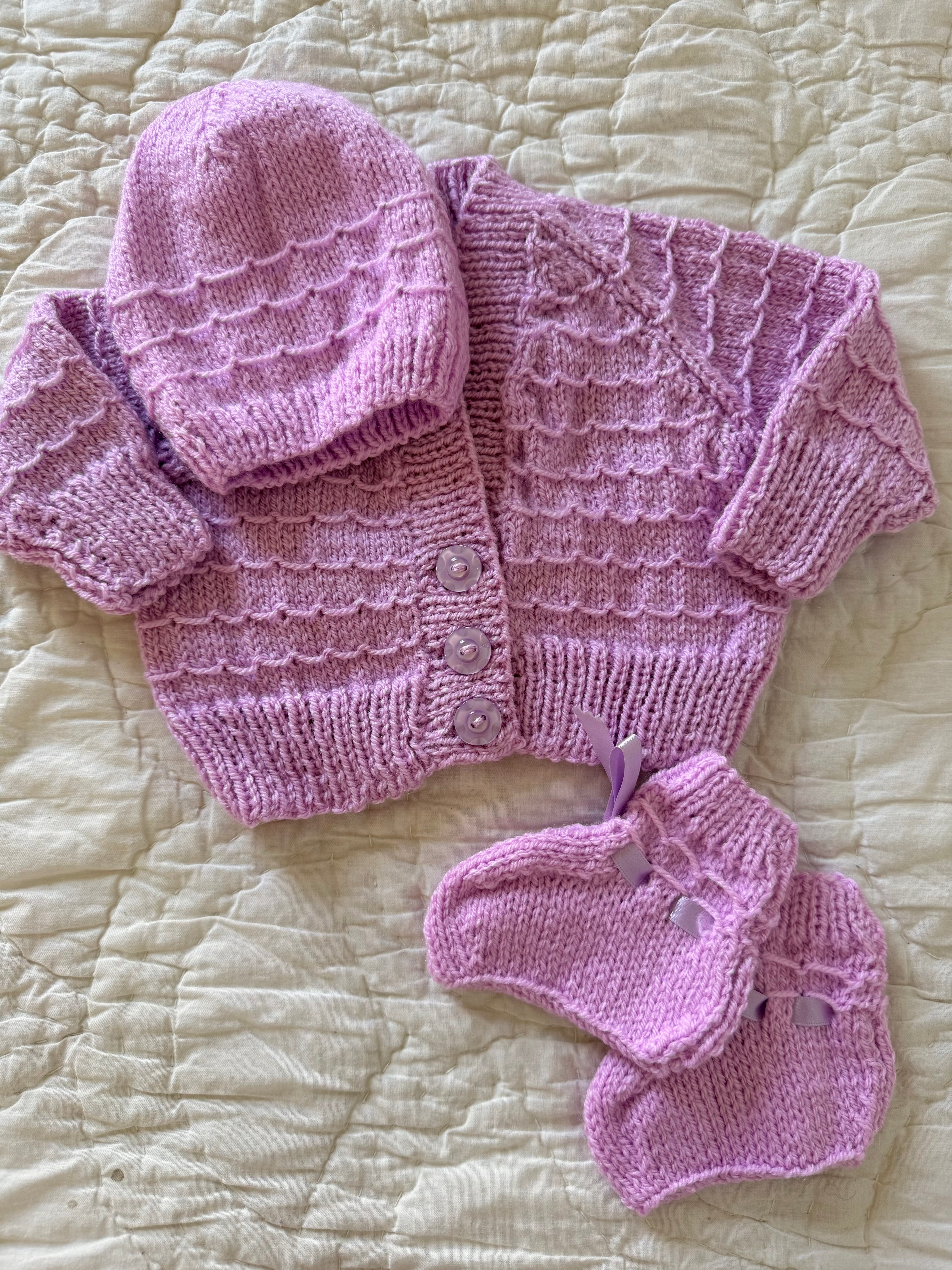 0-3 months | hand knit