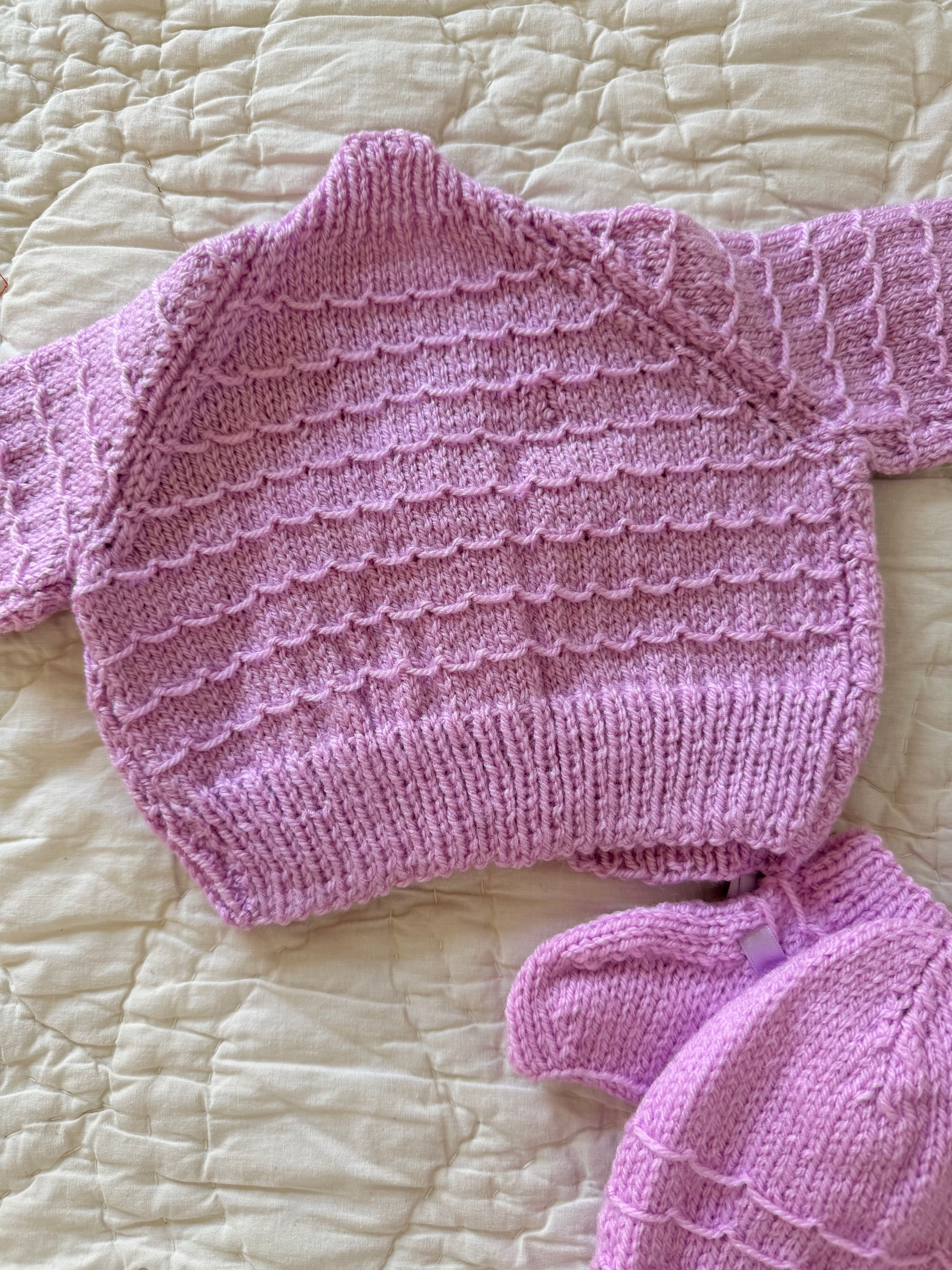 0-3 months | hand knit