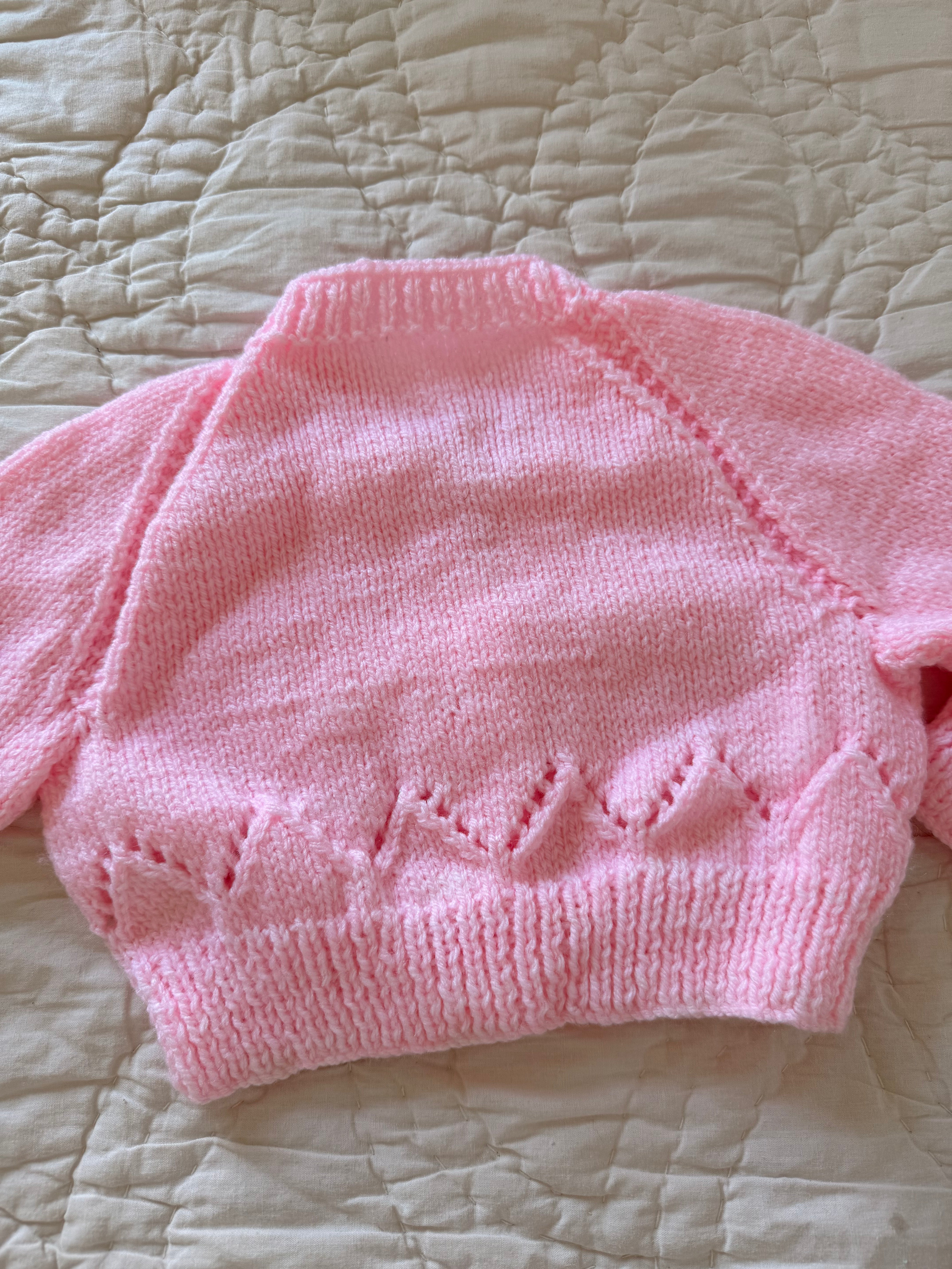 3-6 months | hand knit