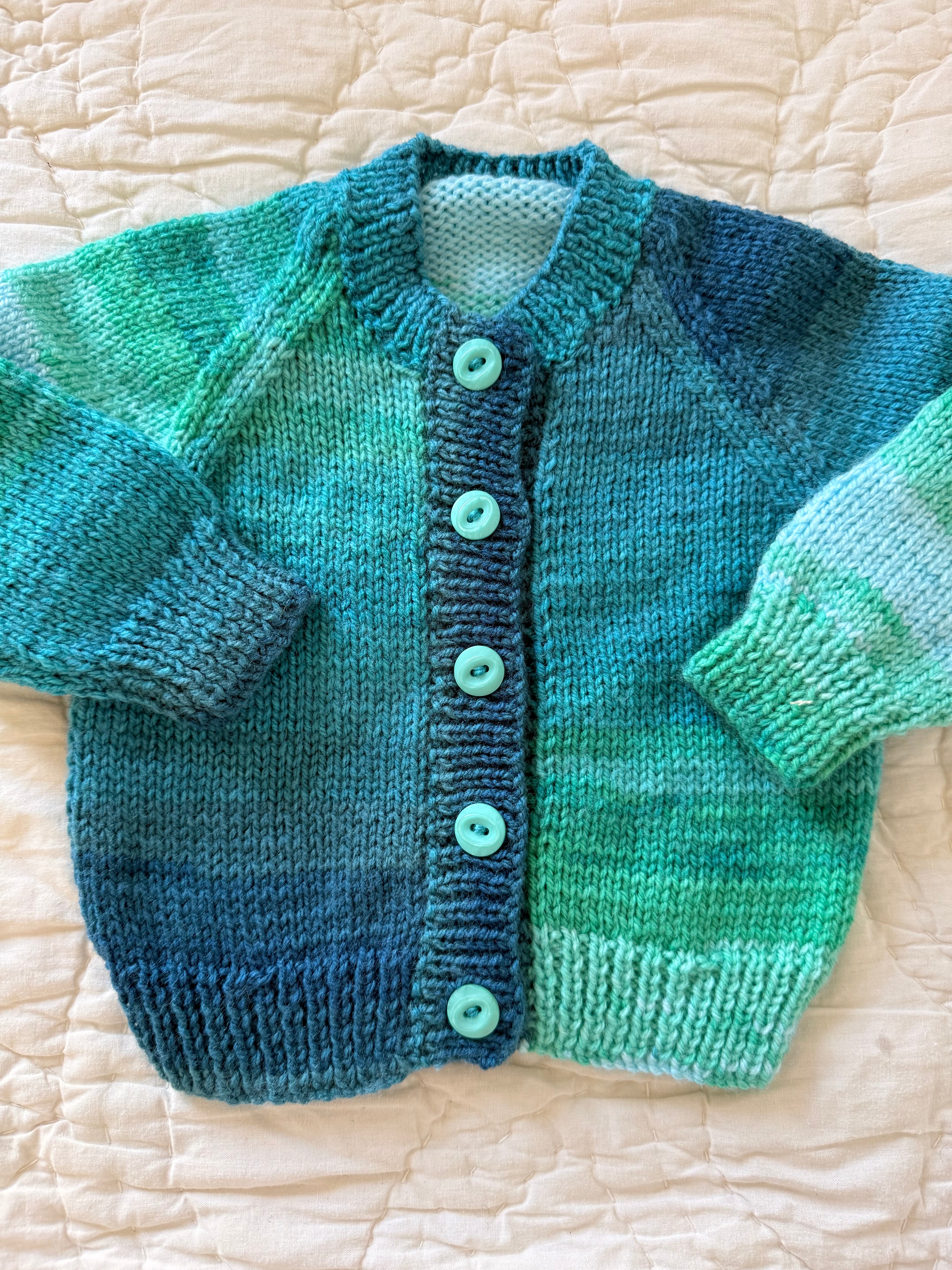 3-6 months | hand knit