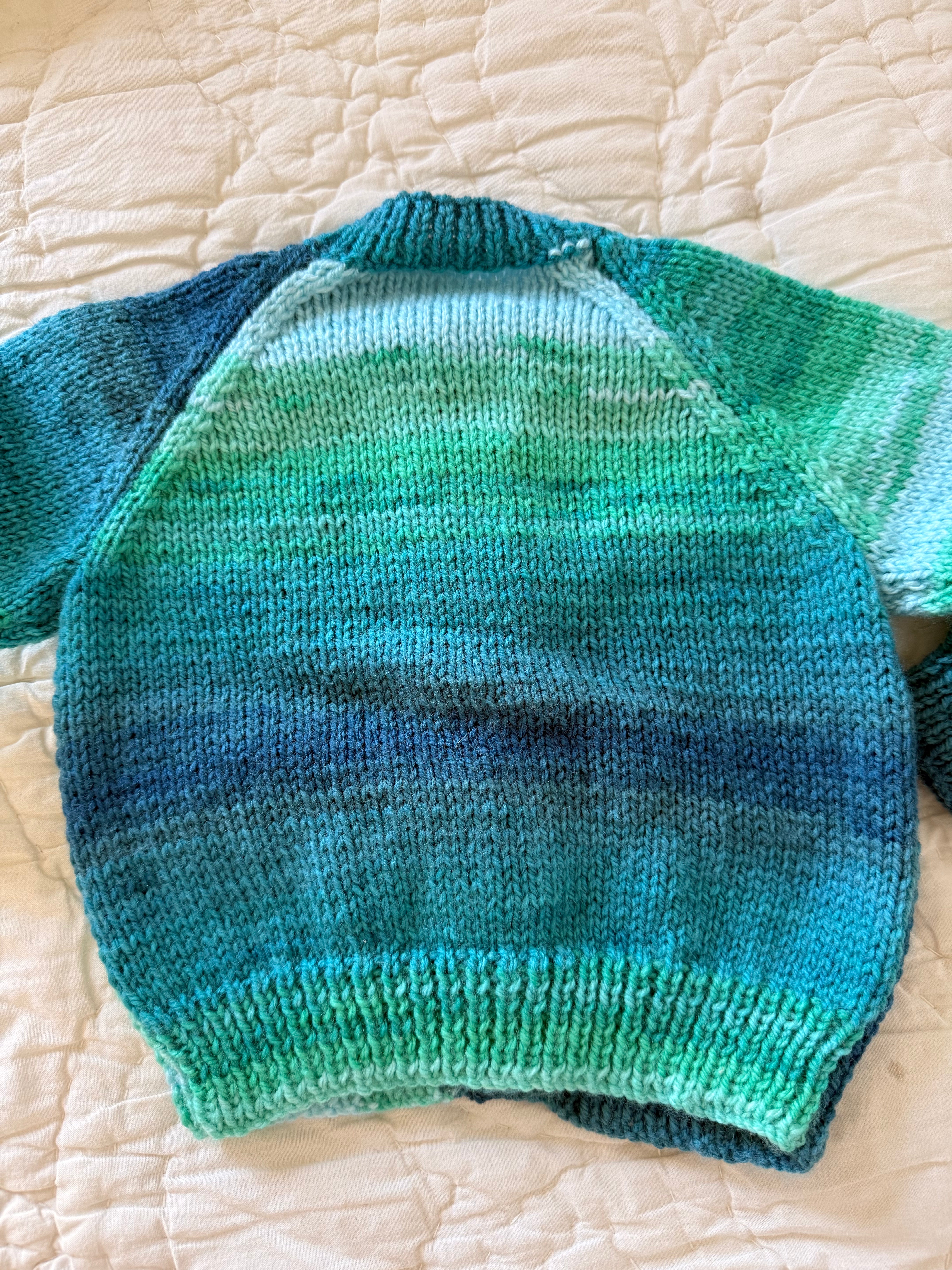 3-6 months | hand knit