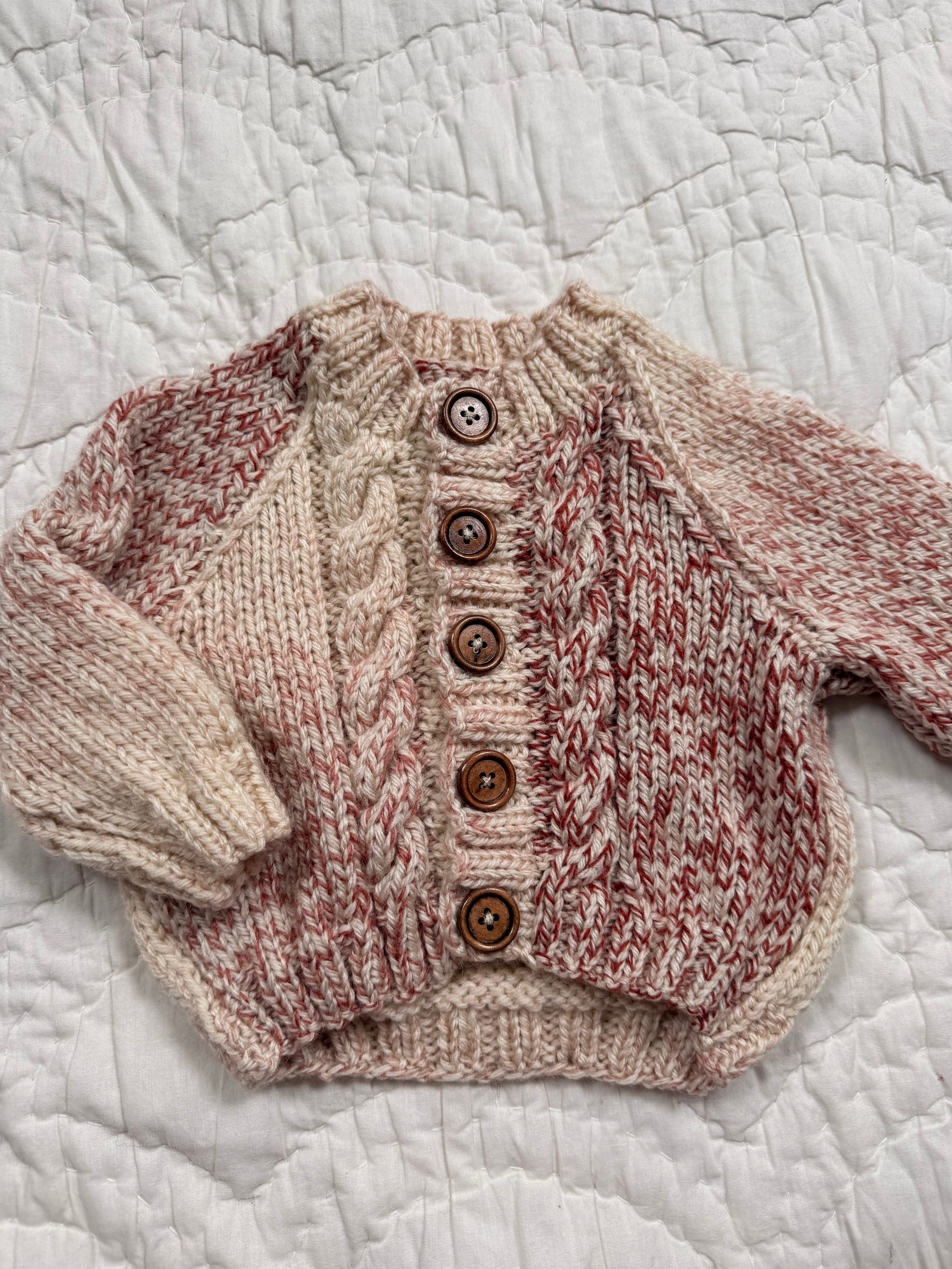 3-6 months | hand knit