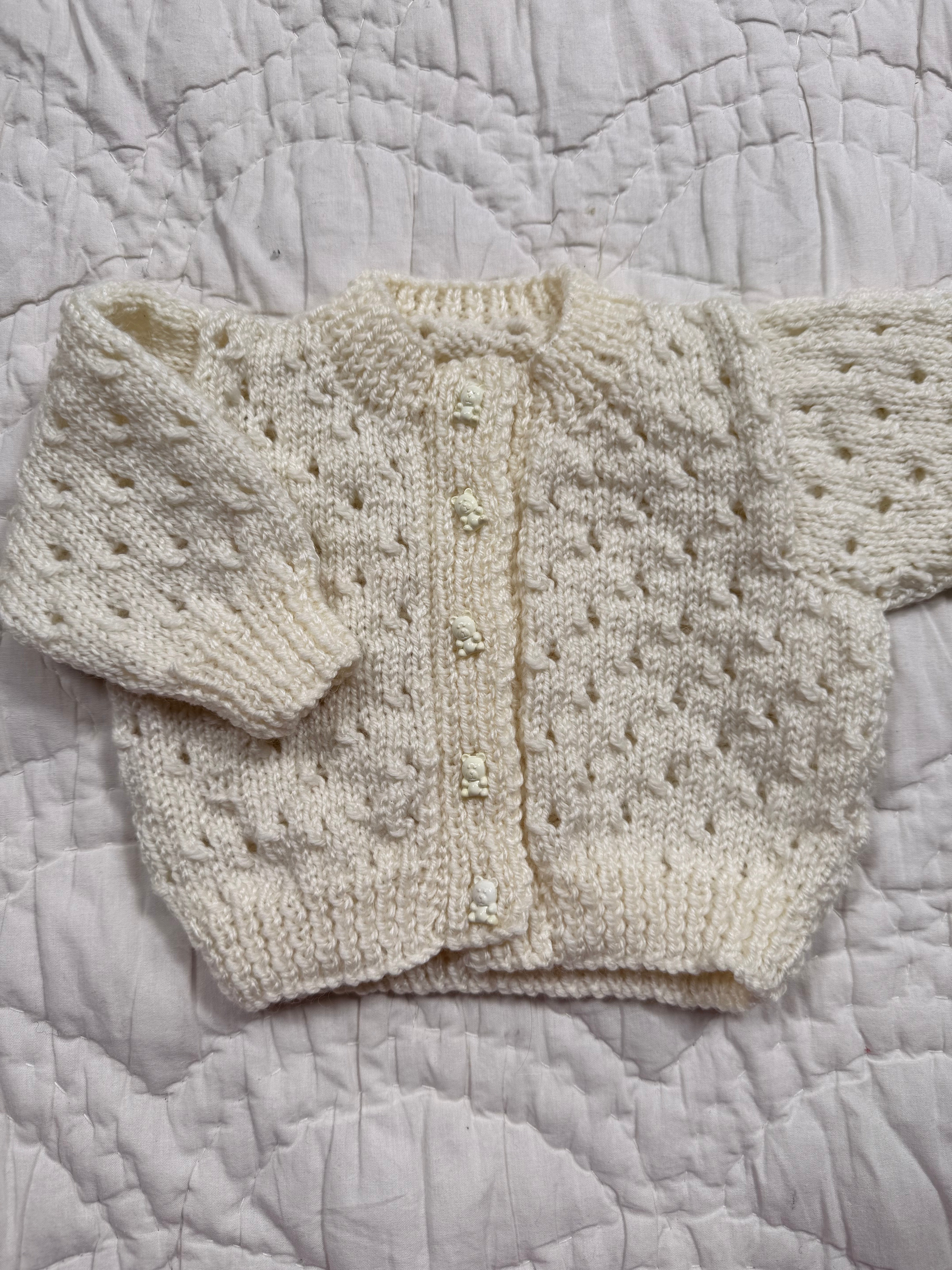 3-6 months | hand knit