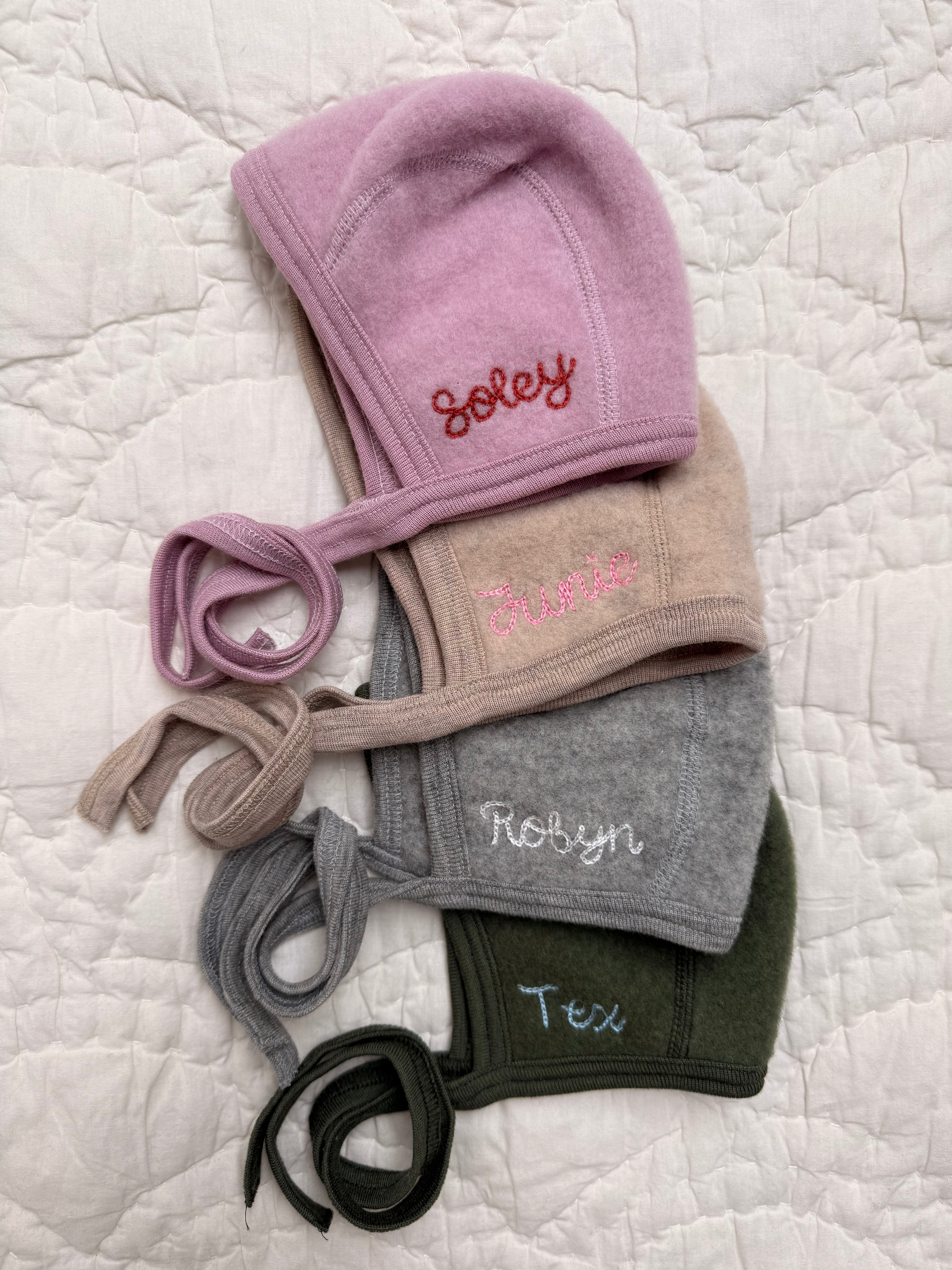 ENGEL x TLWS merino bonnet