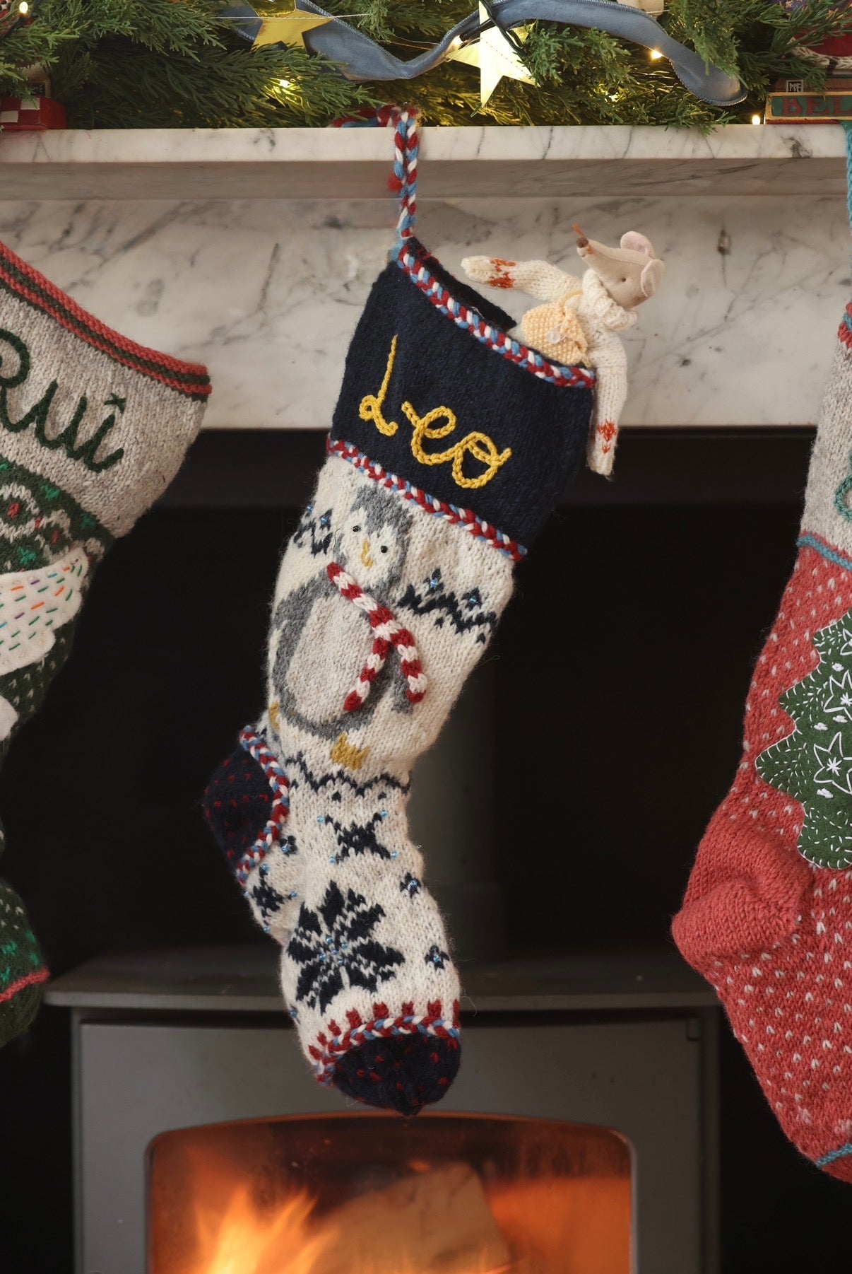 Heirloom Christmas Stocking | Penguin