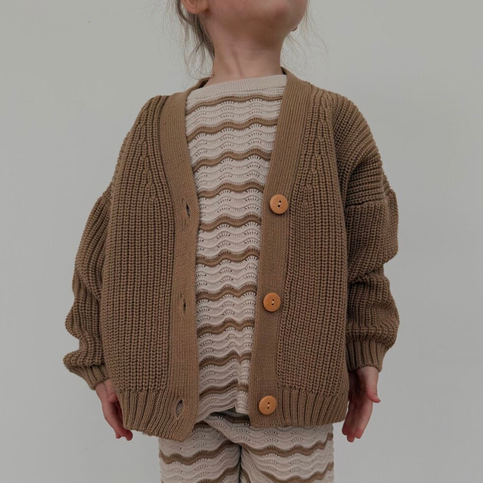 Hunter + Rose x TLWS | latte cardigan