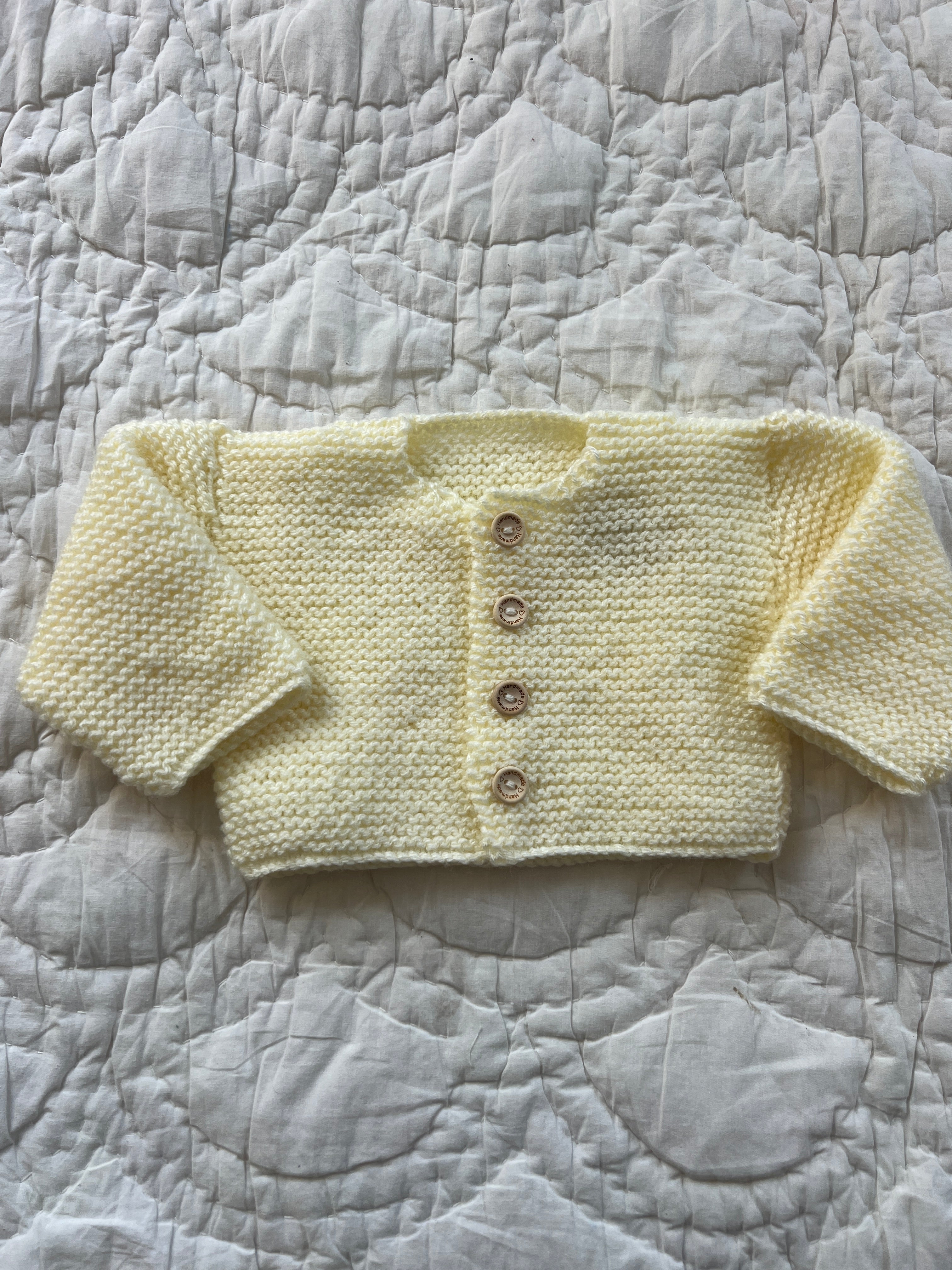3-6 months | hand knit