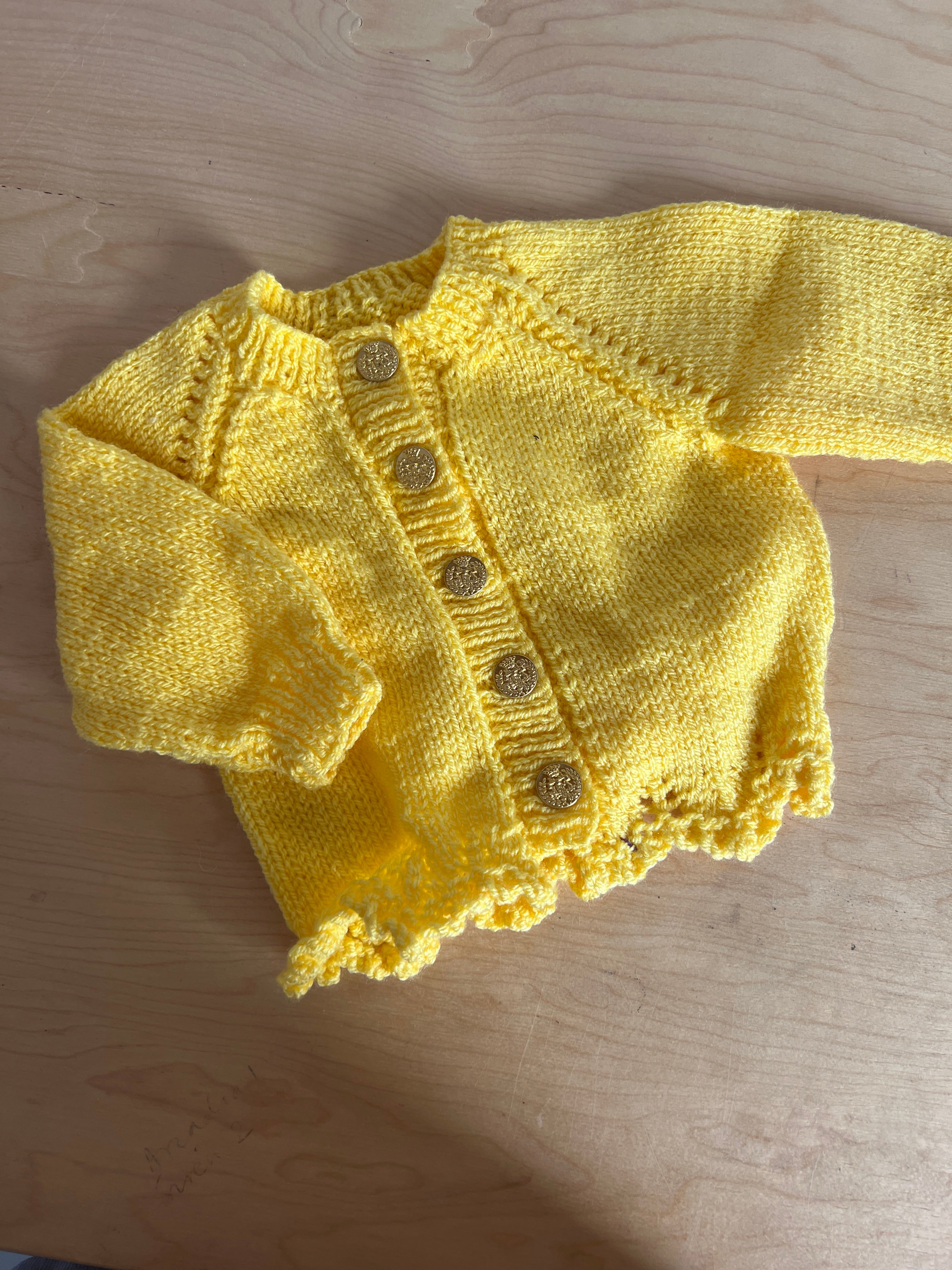 3-6 months | hand knit