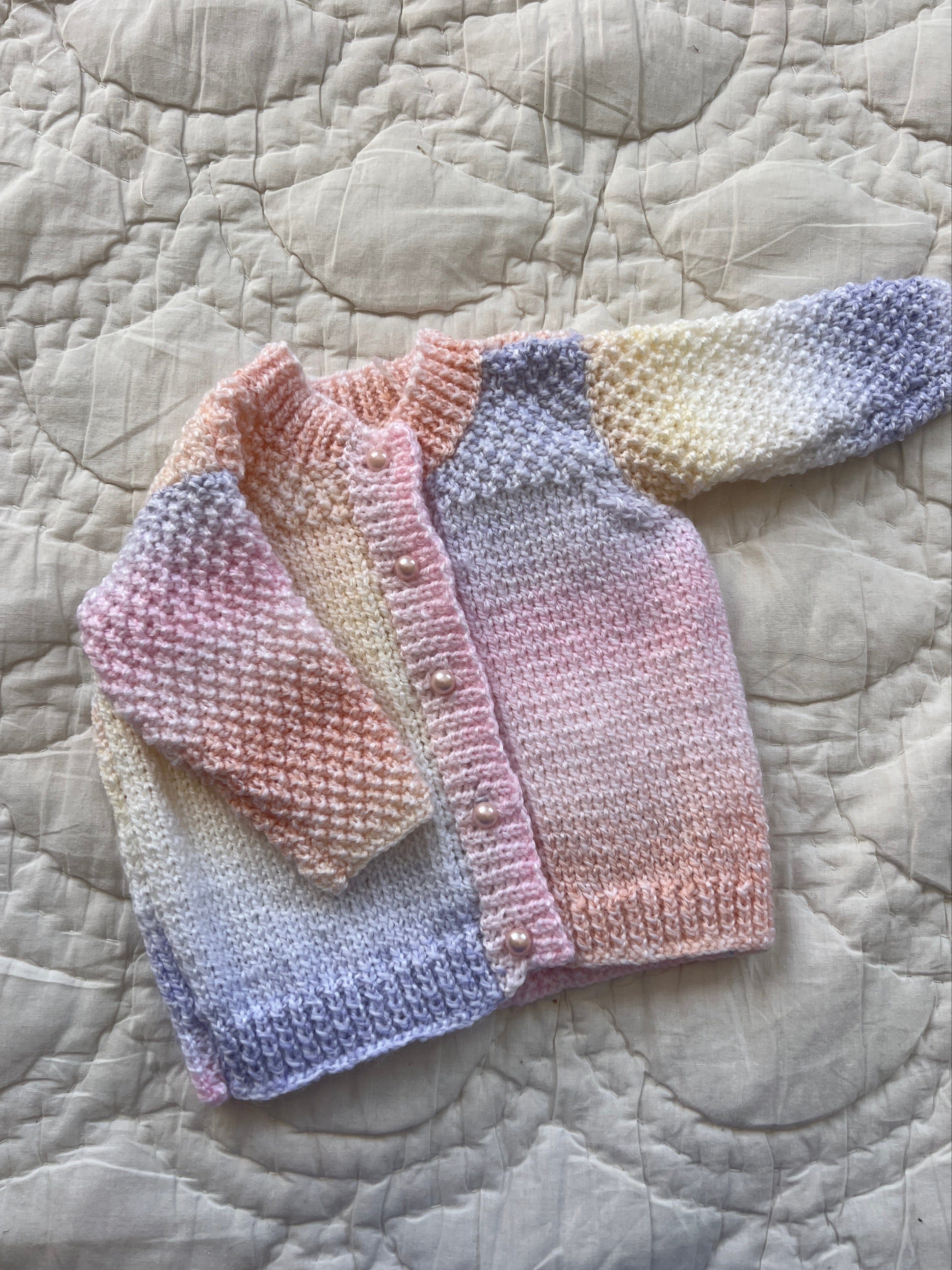 3-6 months | hand knit