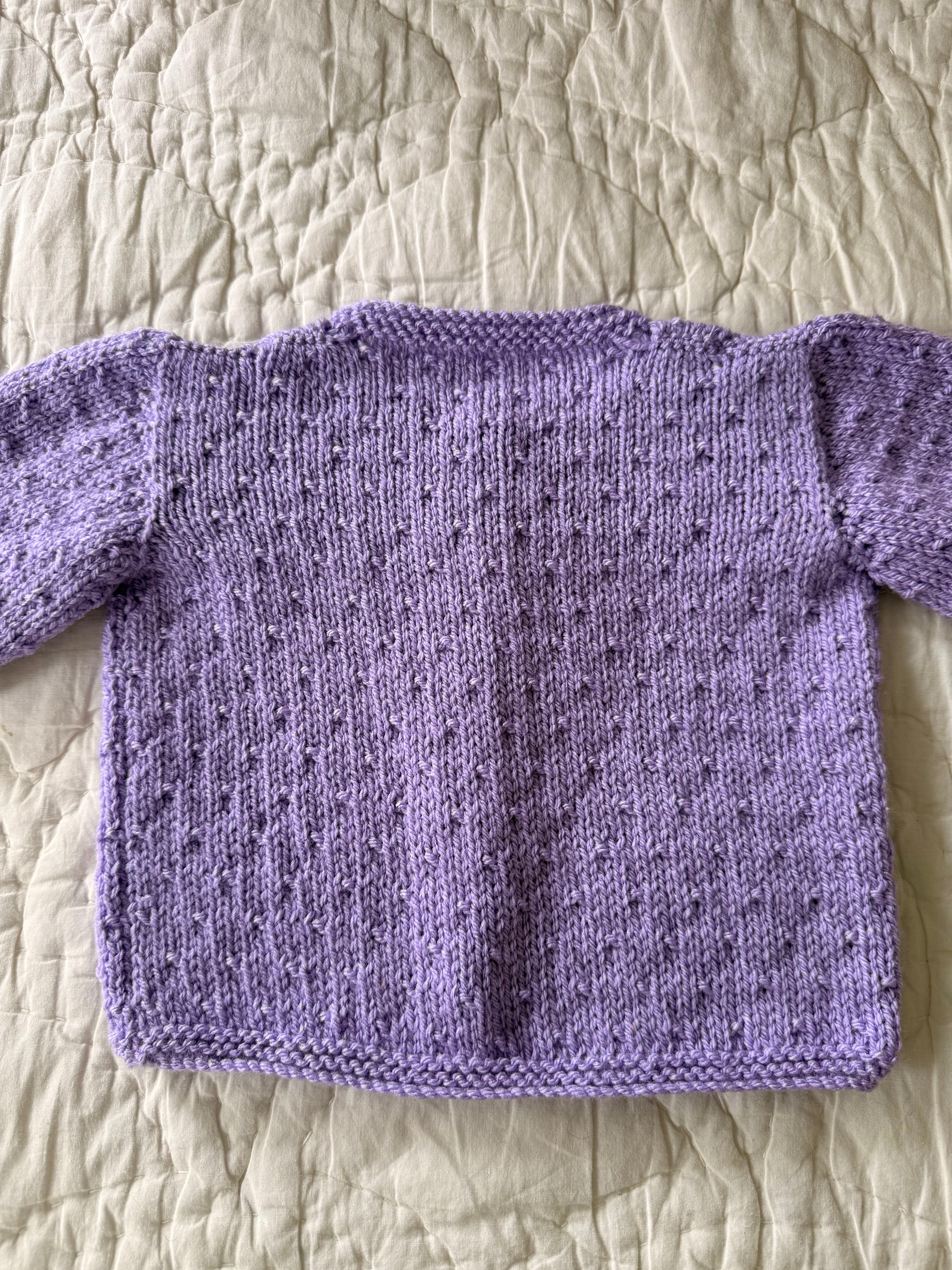 3-6 months | hand knit