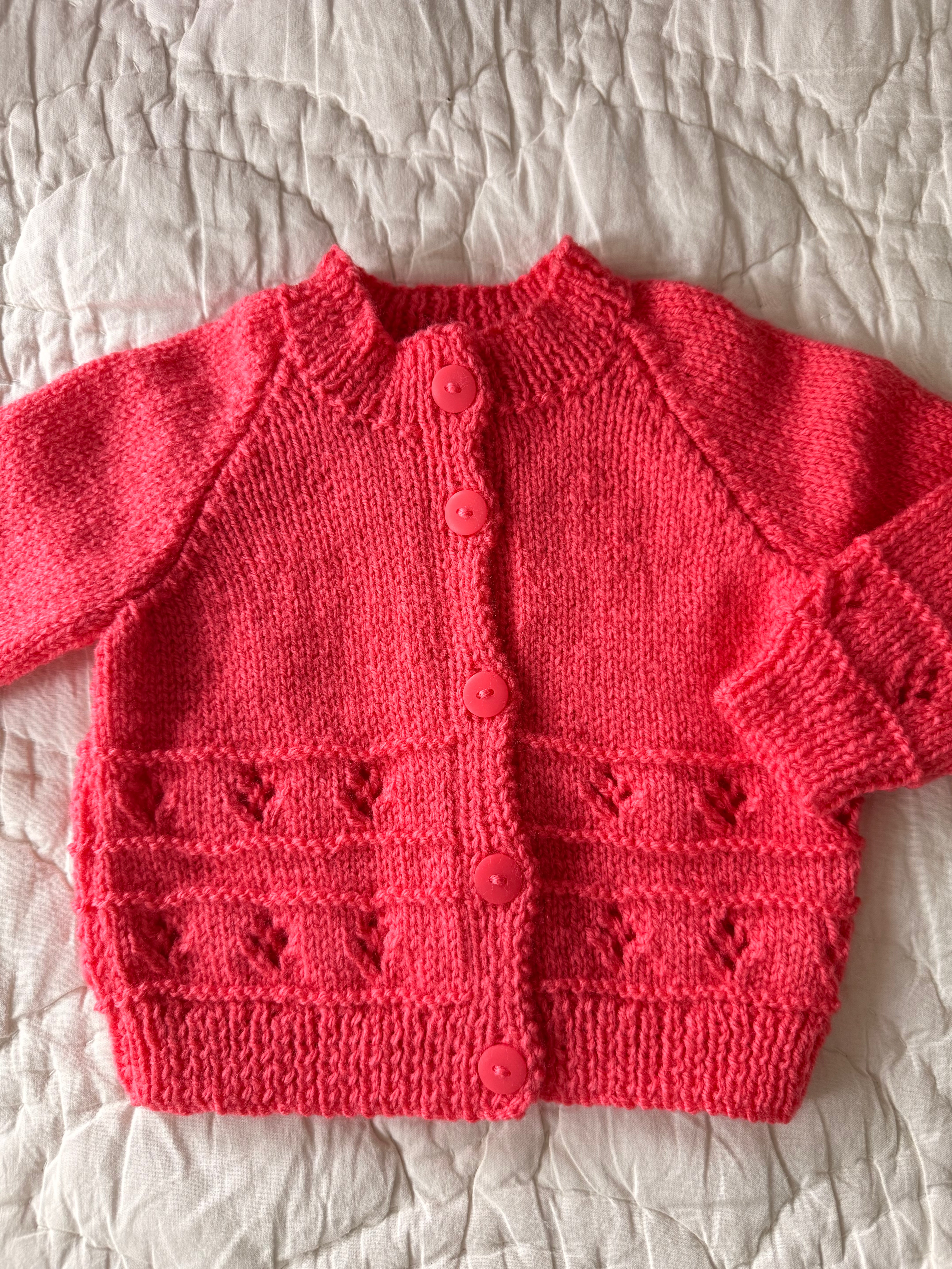 3-6 months | hand knit