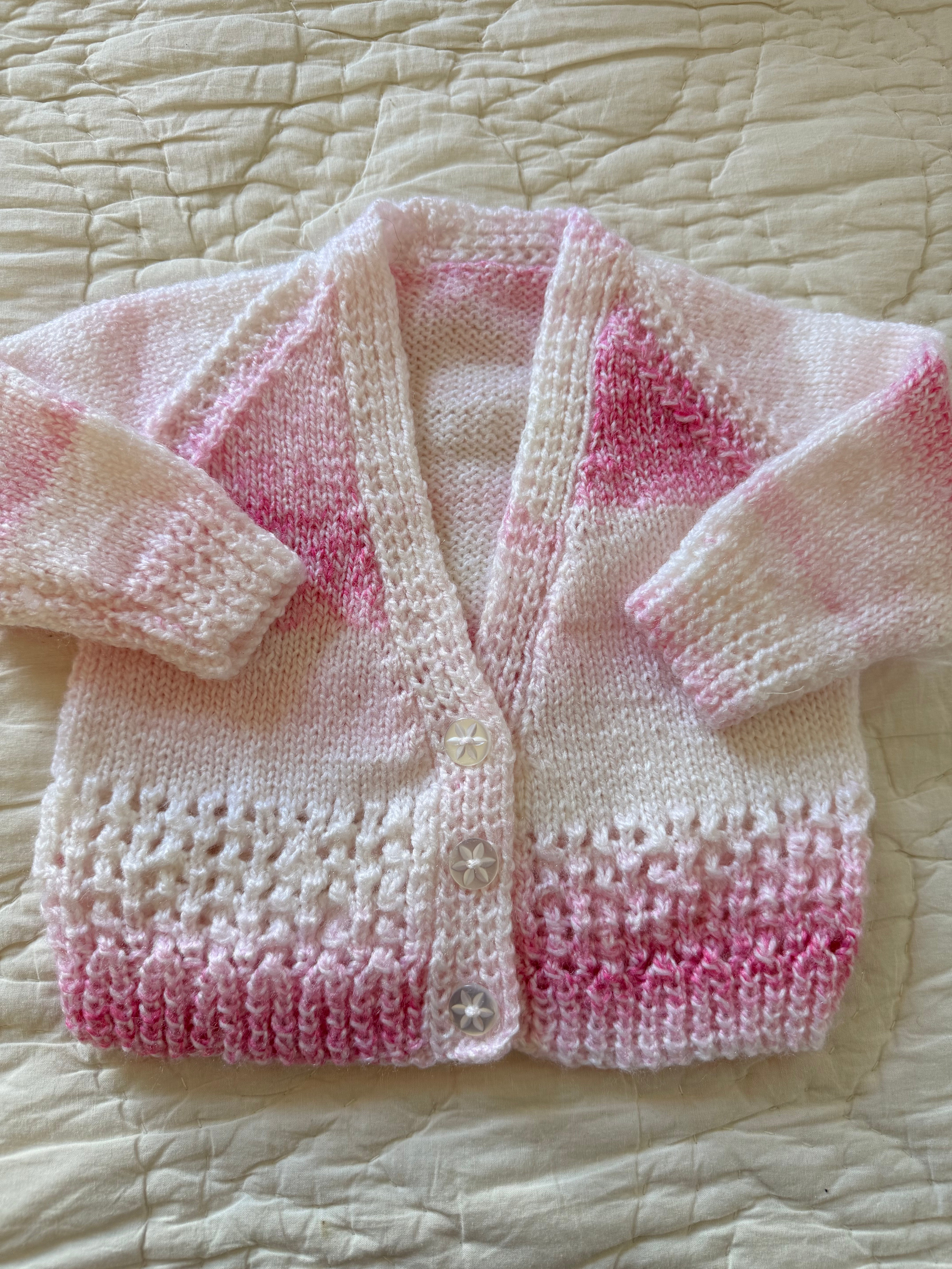 3-6 months | hand knit
