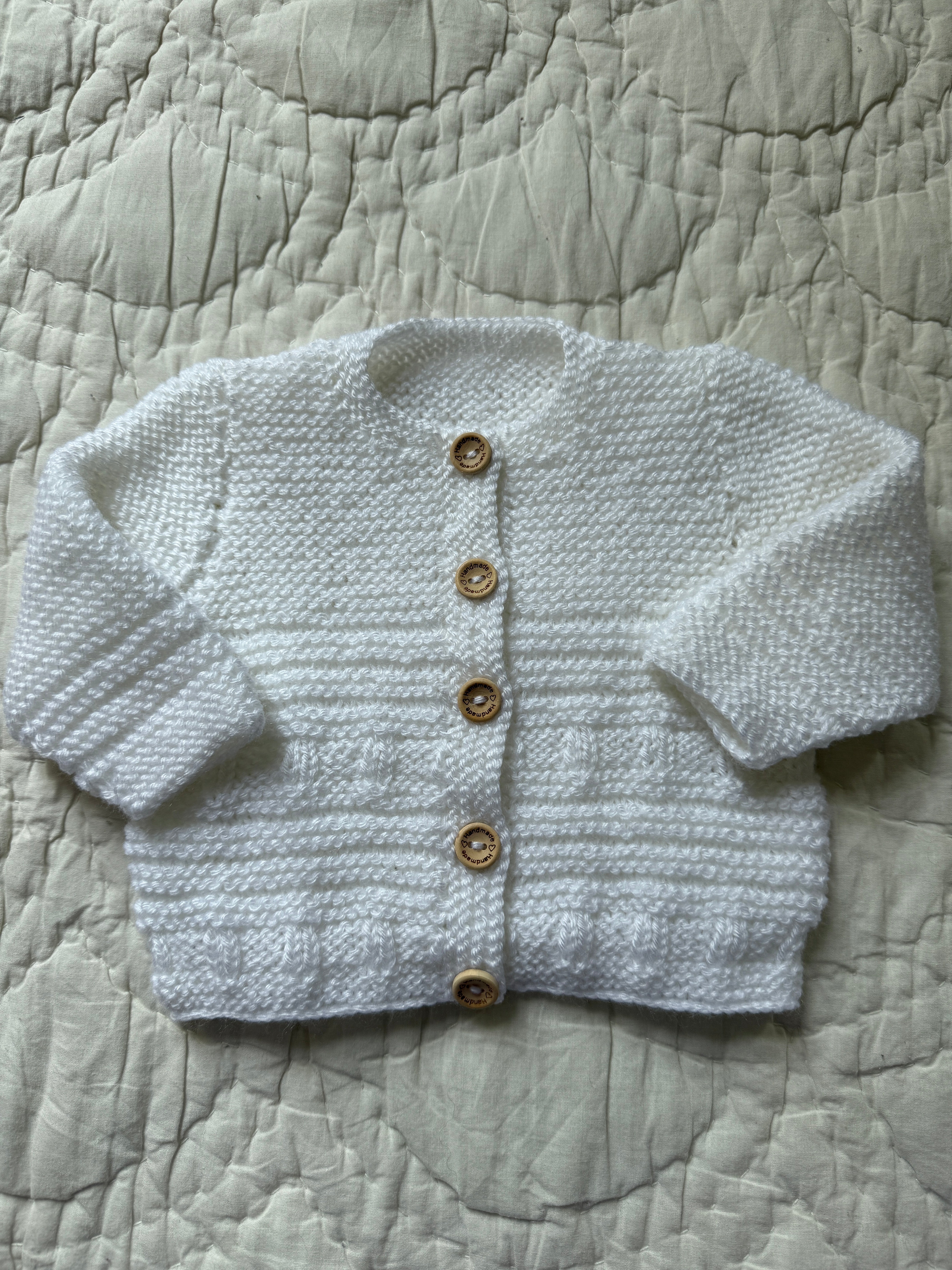 3-6 months | hand knit