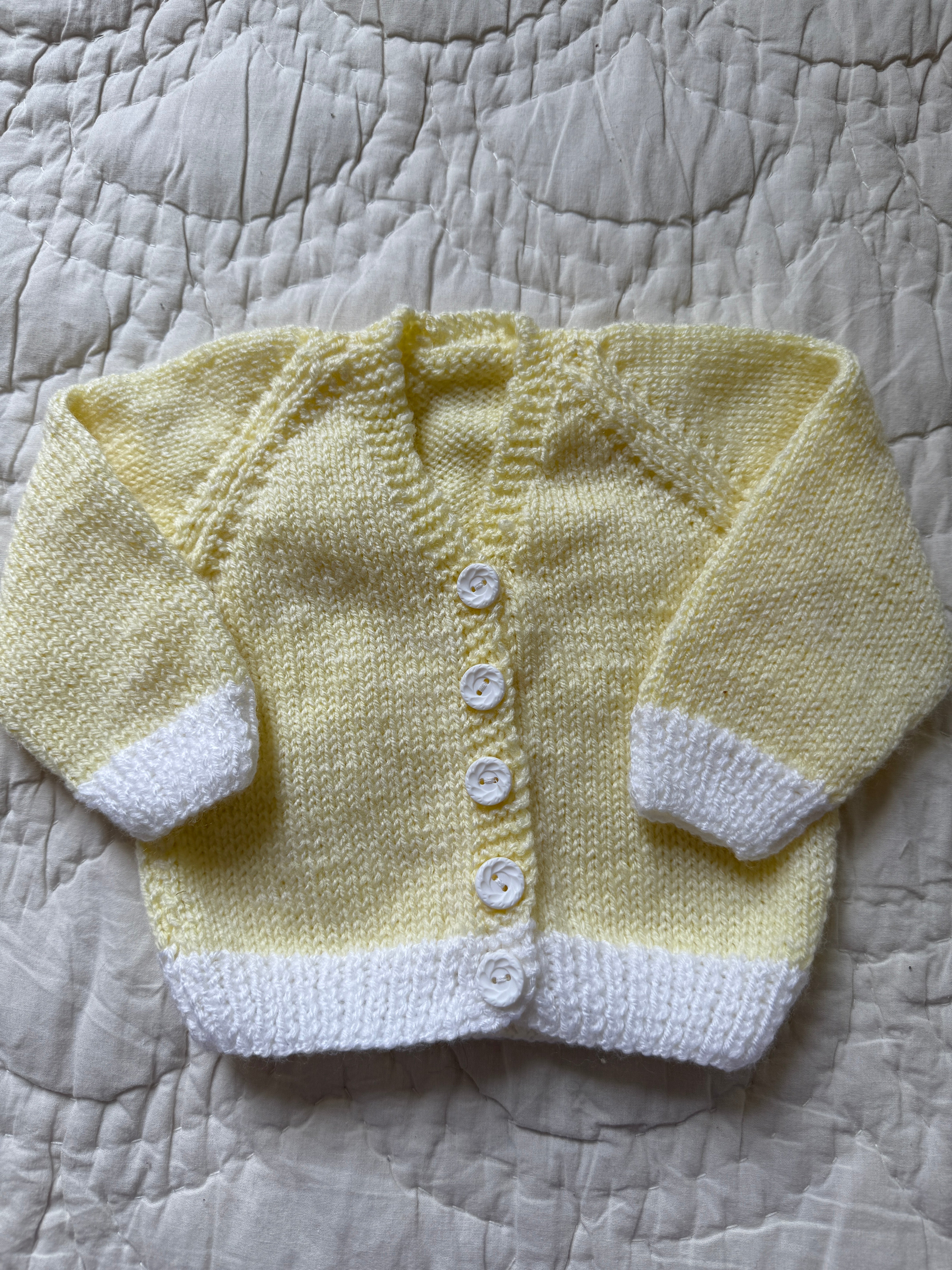 3-6 months | hand knit