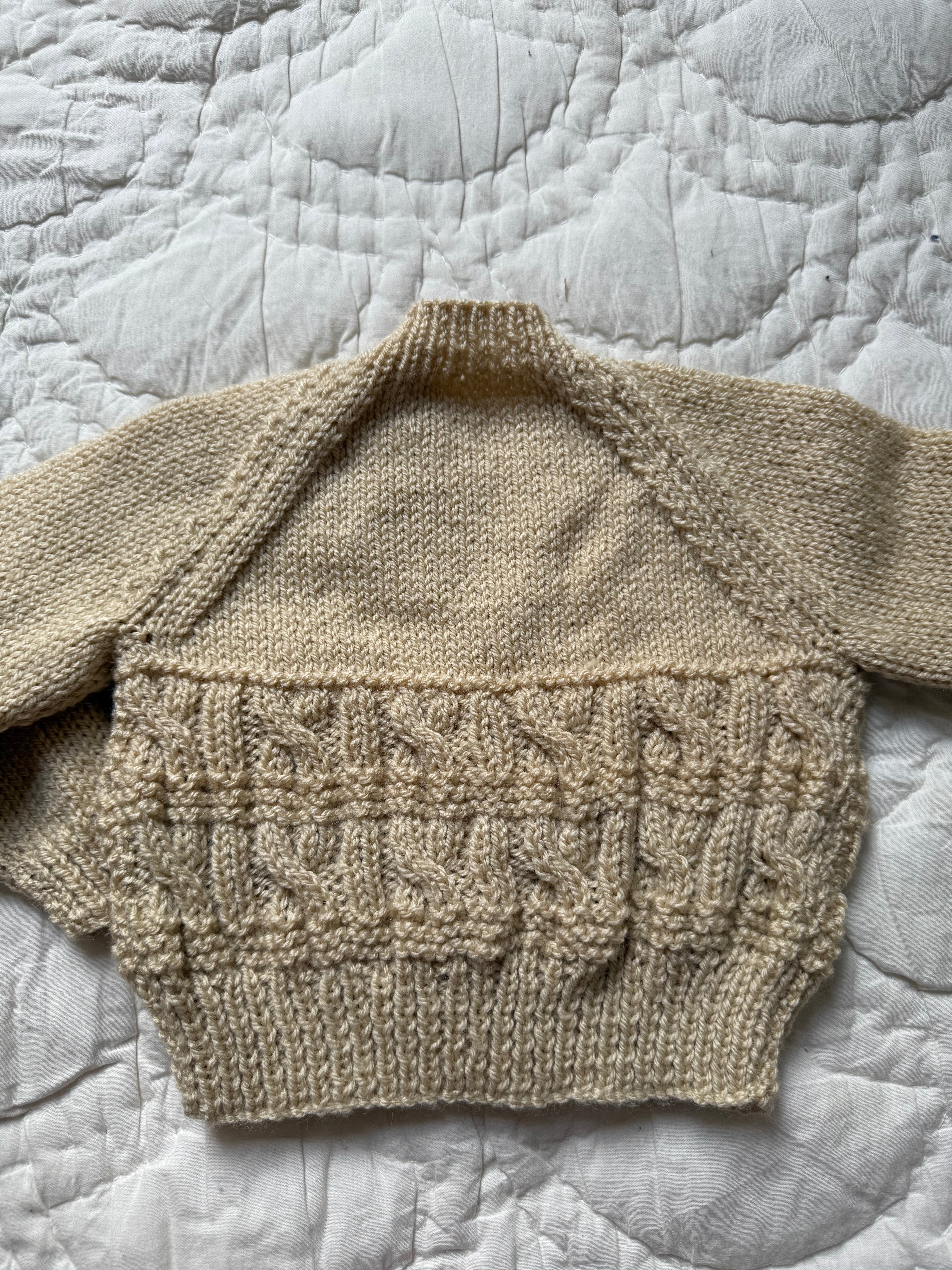 3-6 months | hand knit