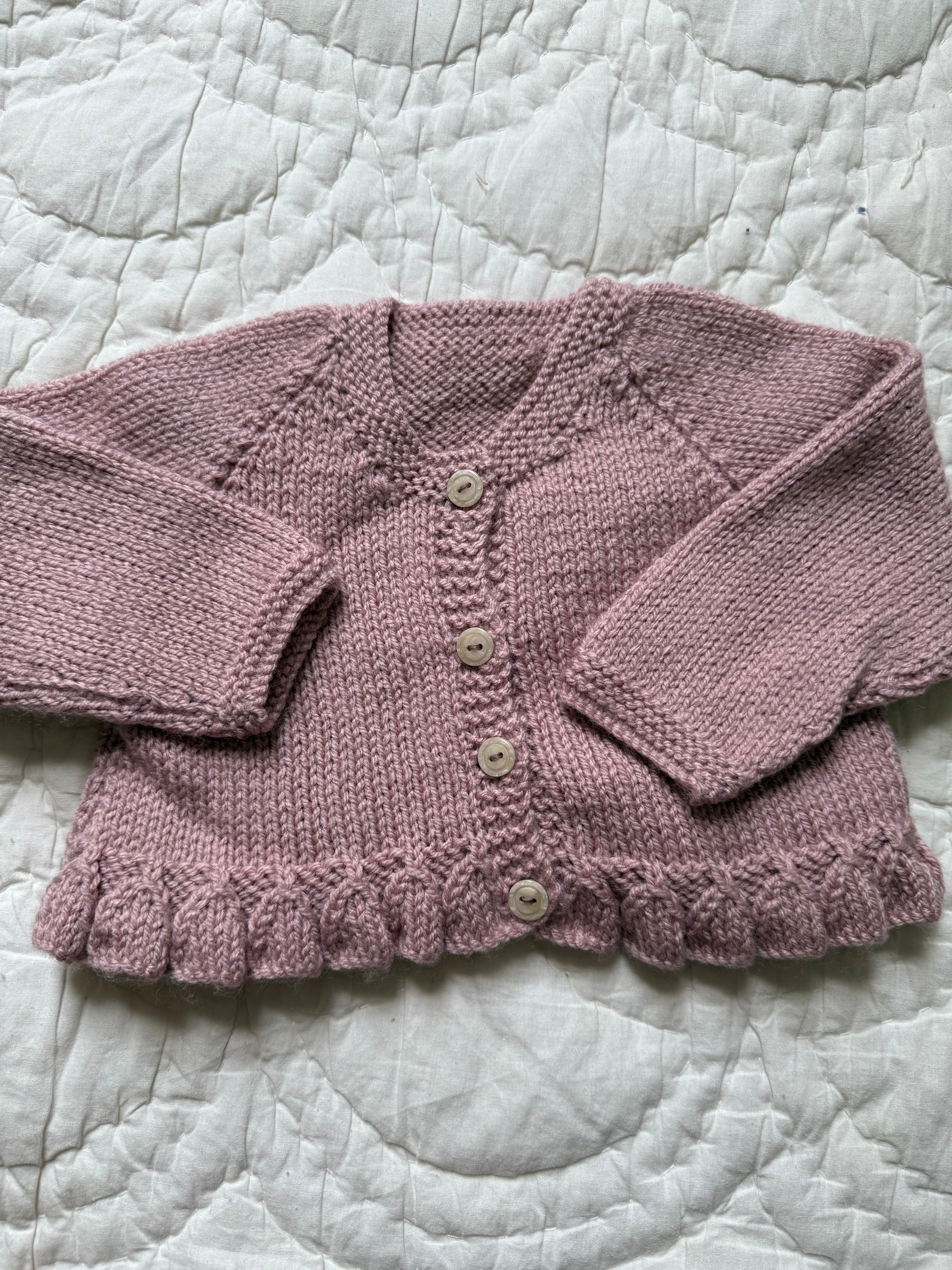 3-6 months | hand knit