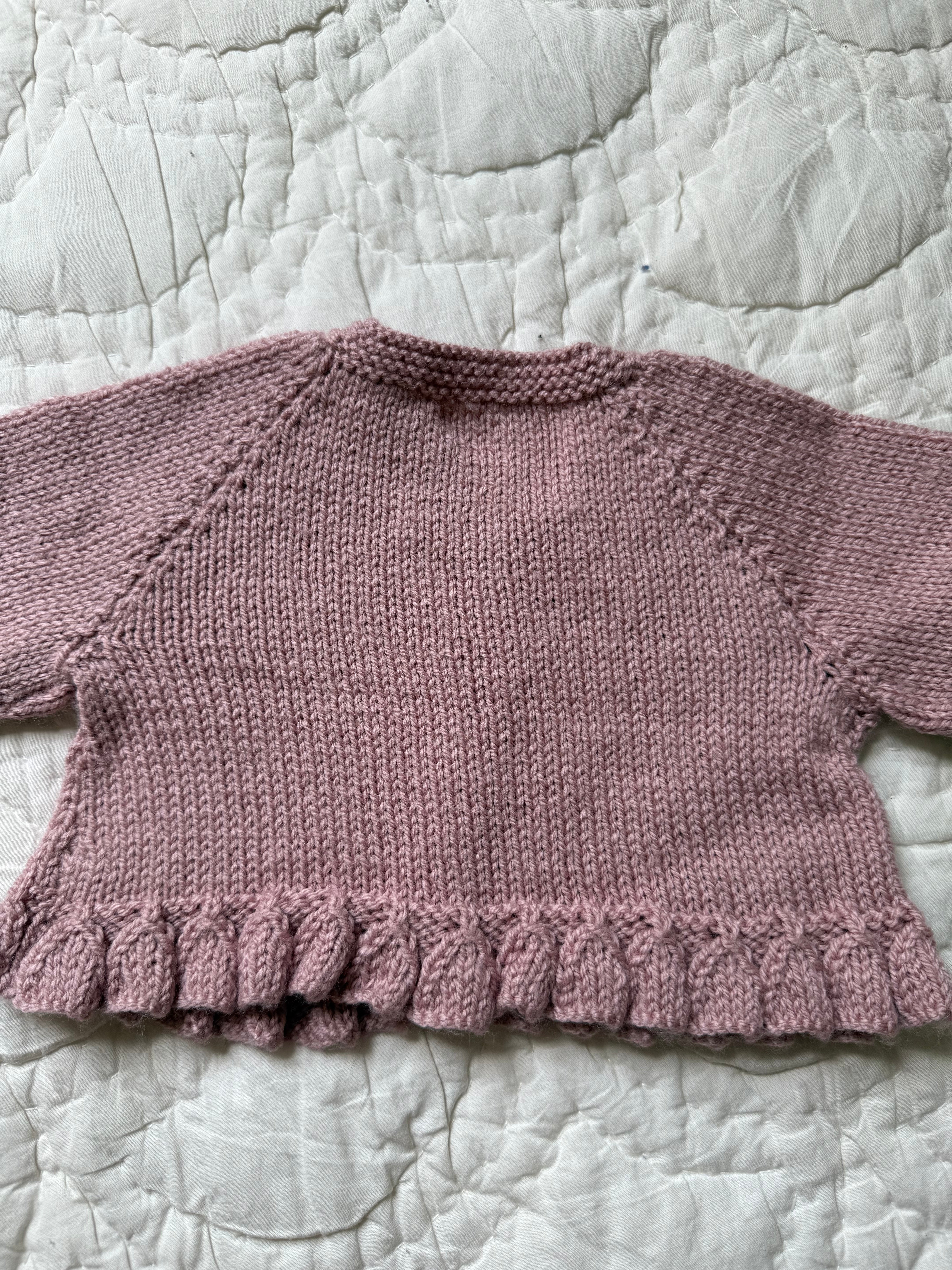 3-6 months | hand knit