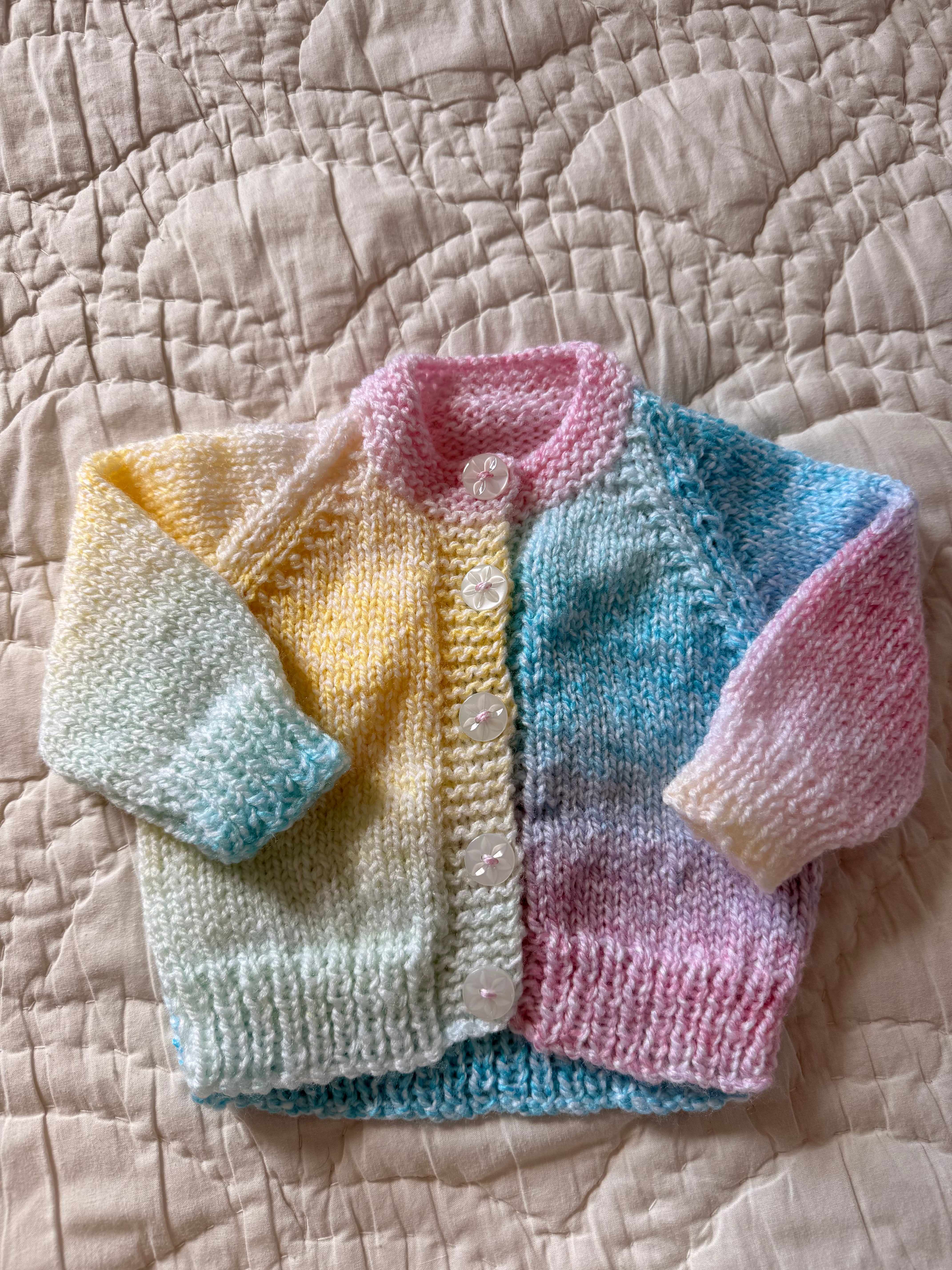 0-3 months | hand knit