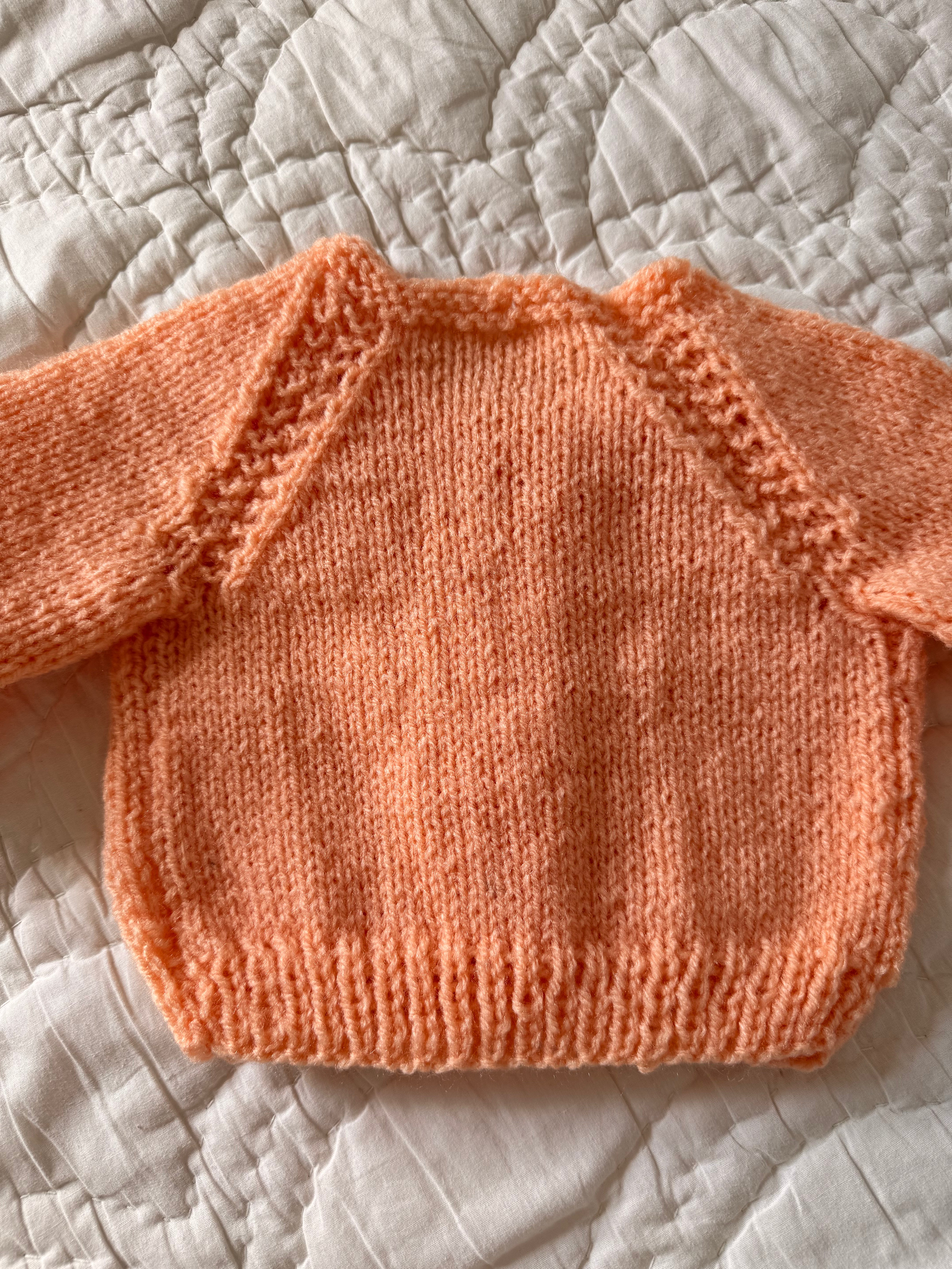 3-6 months | hand knit