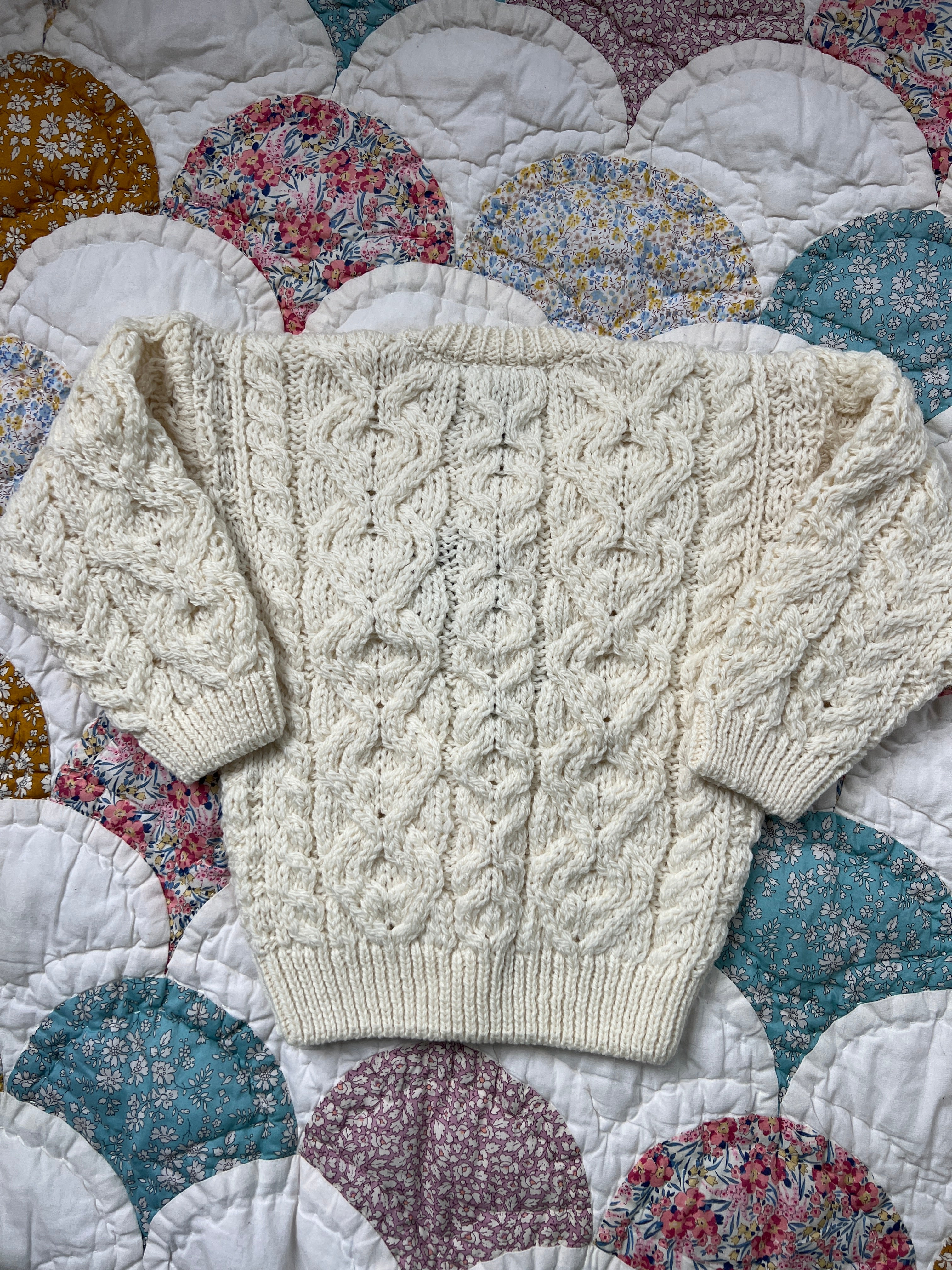 Merino Cable Knit | CARDIGAN 1-2 years