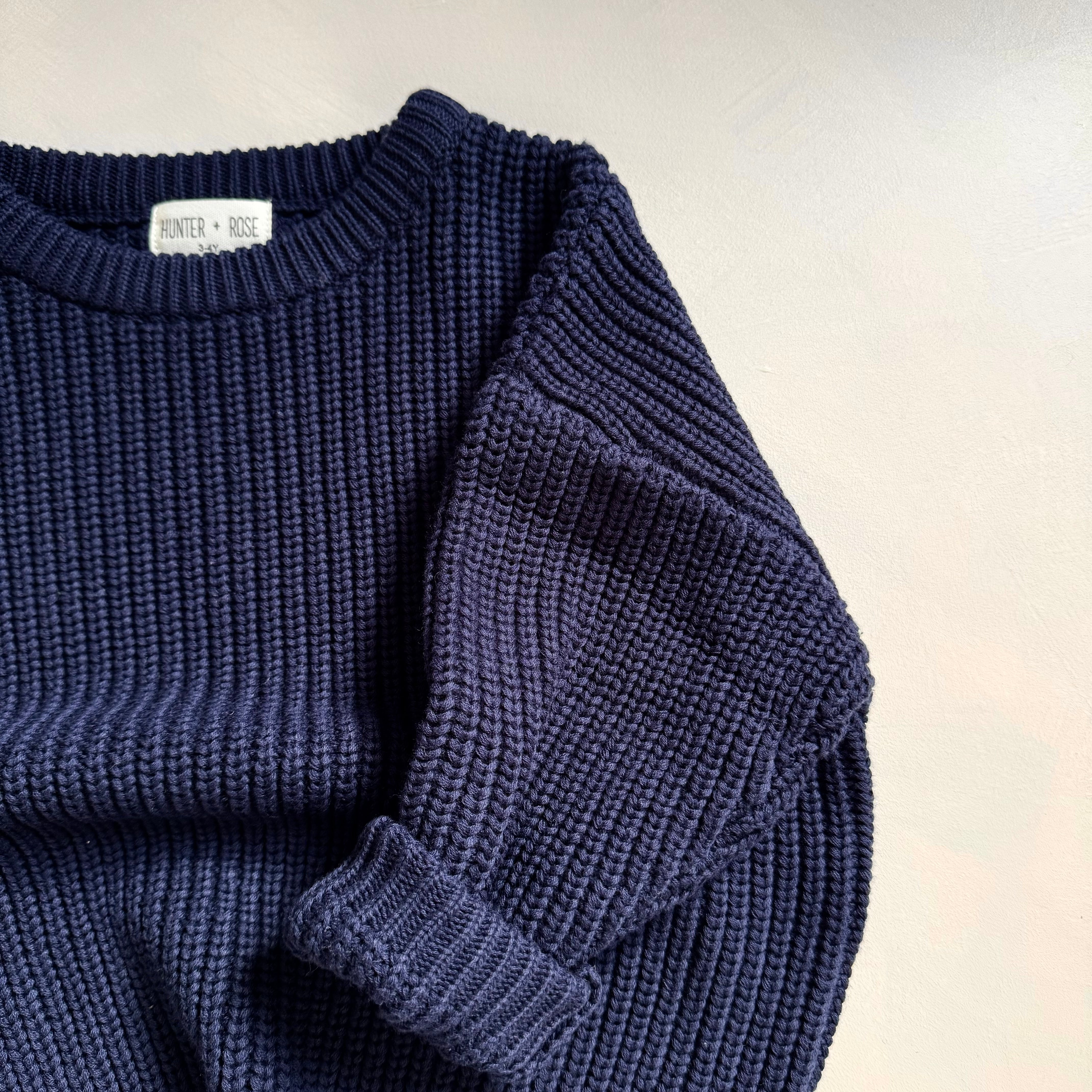 Hunter + Rose x TLWS | navy jumper