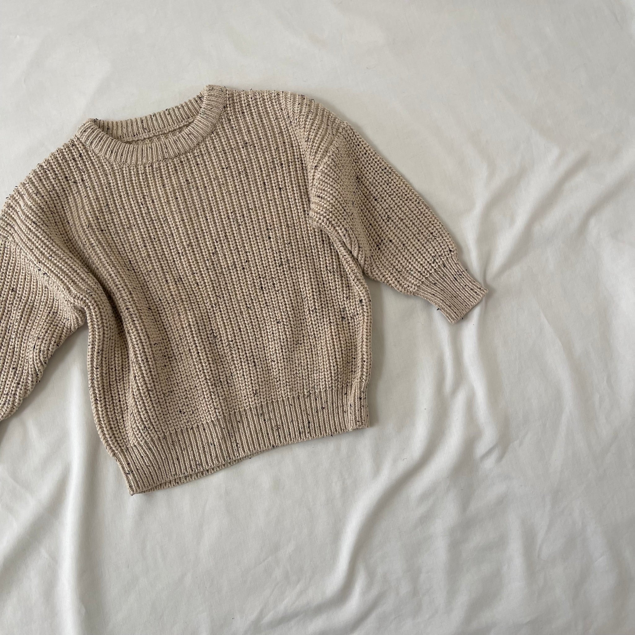 Hunter + Rose x TLWS | oat flecked jumper