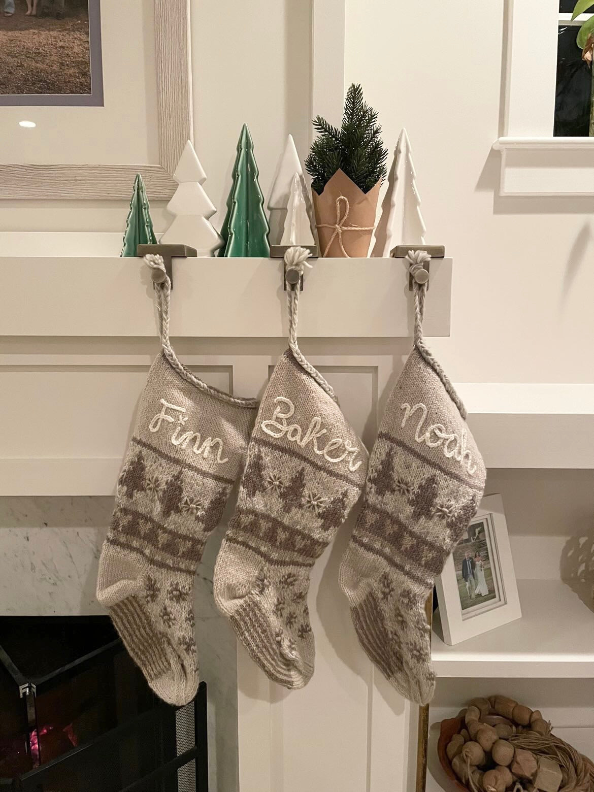 Heirloom Christmas Stocking | Grey