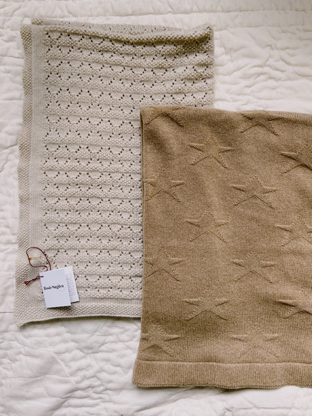 Rosie Sugden Cashmere Blessing Blanket | Ivory
